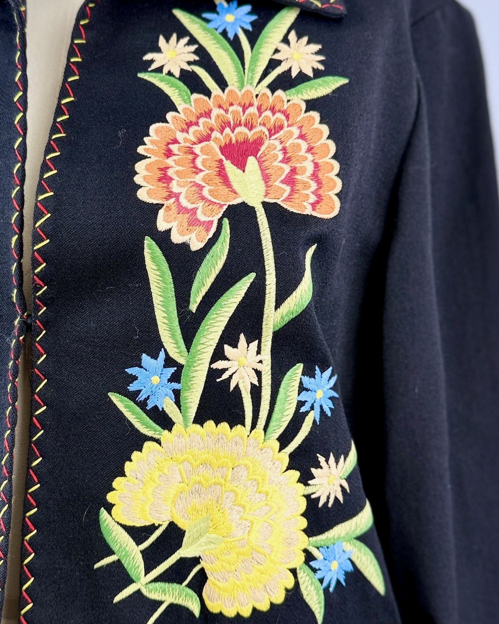 Ralph Lauren Embroidered Wool Jacket