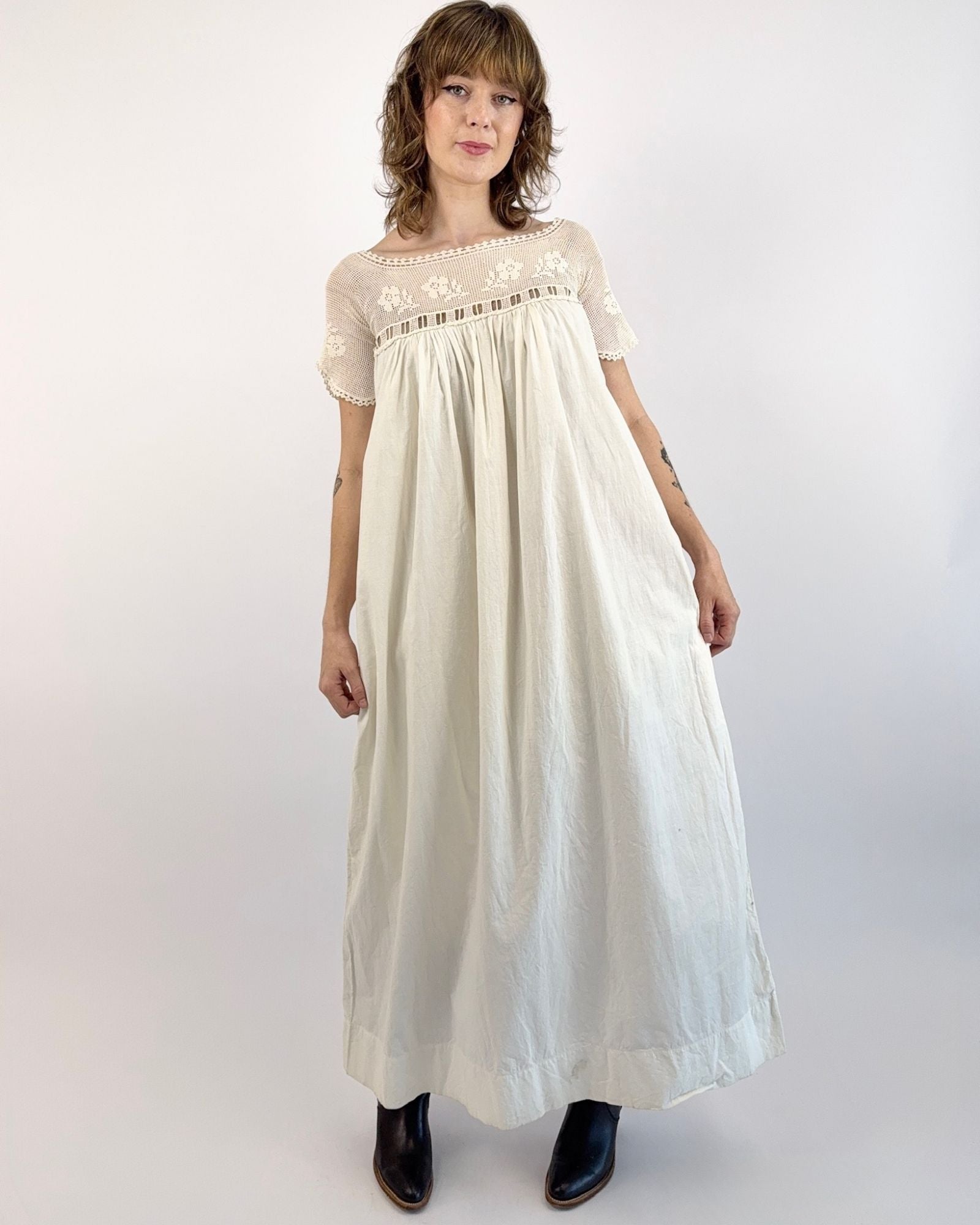 Dove Reverie Edwardian Maxi Dress