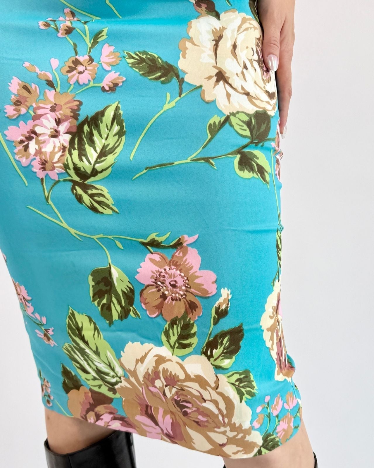 Dolce and Gabbana Teal Me About It Skirt