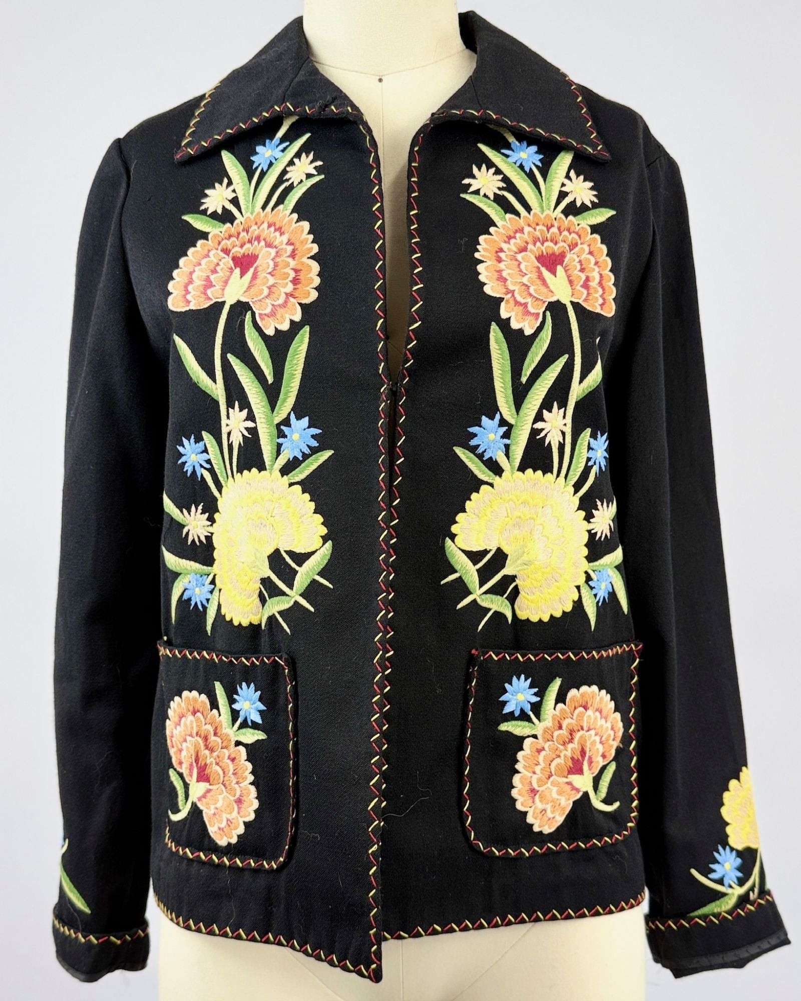Ralph Lauren Embroidered Wool Jacket