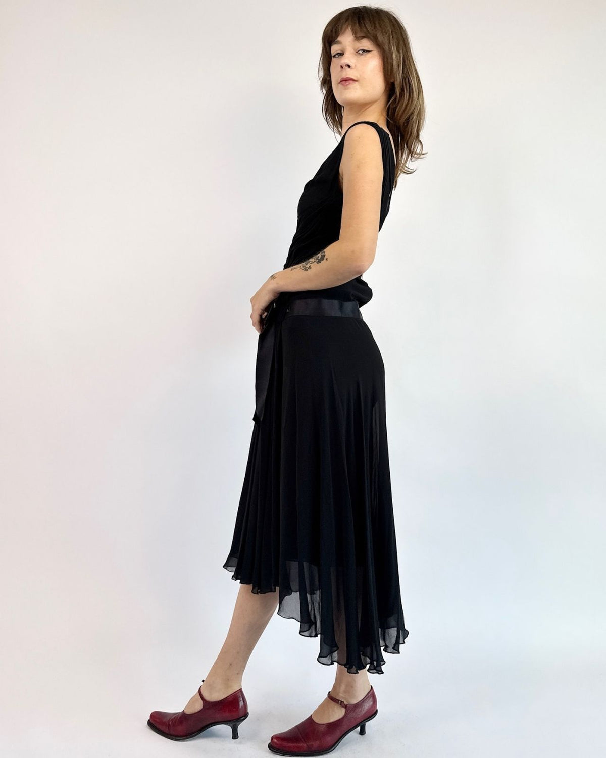 Chanel F/W 2009 Chiffon Shadows Dress