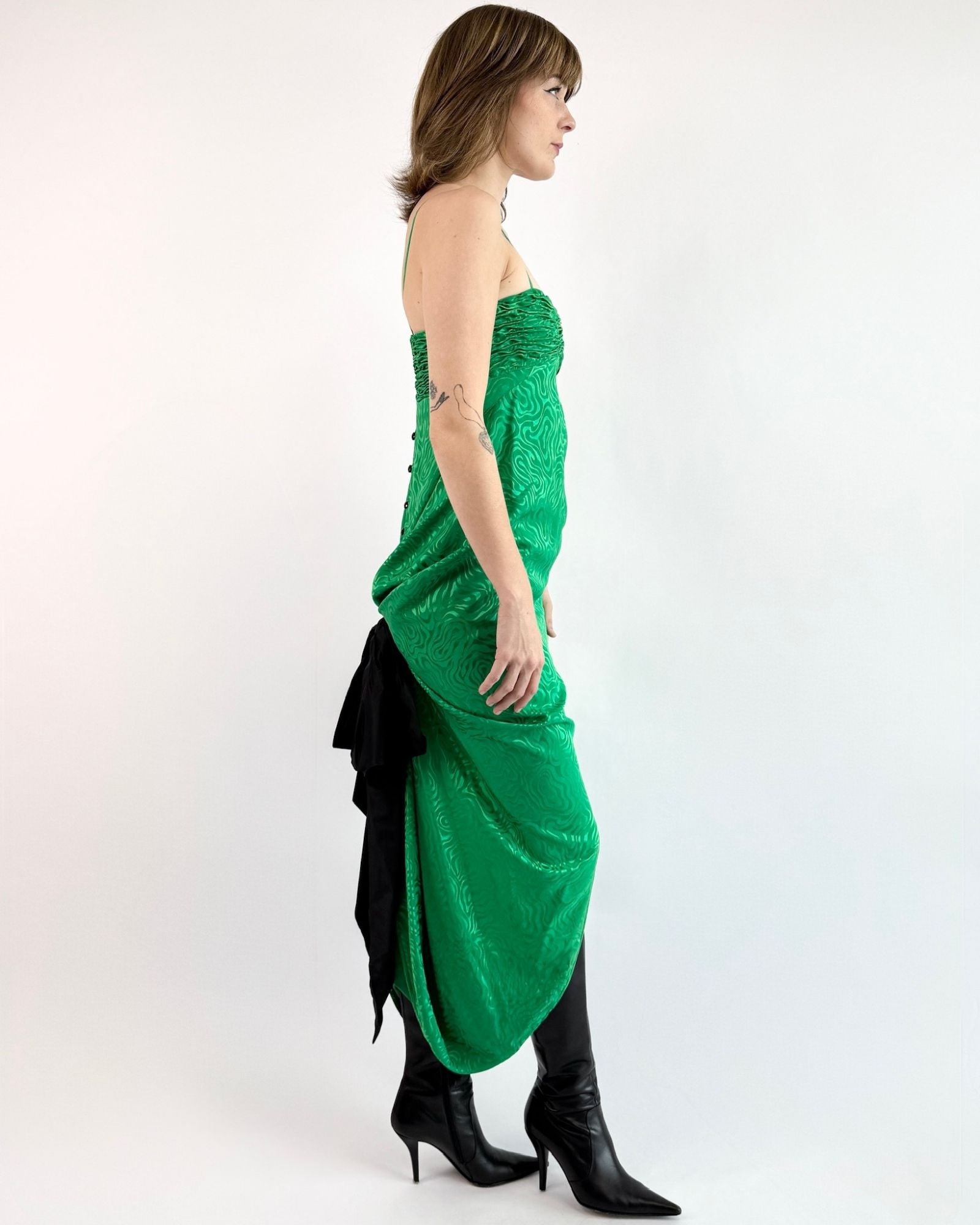 Ungaro The Green Gatsby Silk Dress