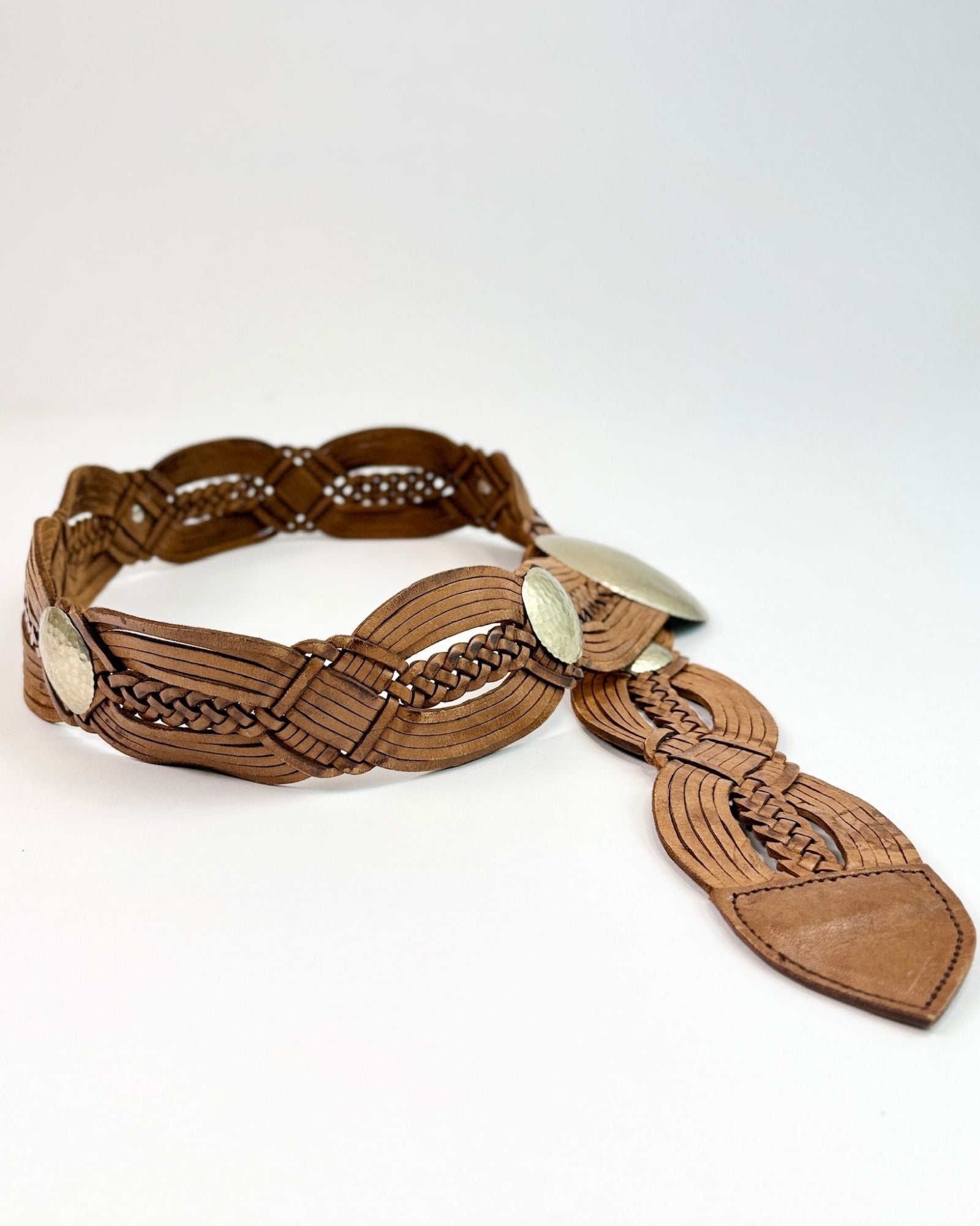 FVB3279 Thick Brown Moroccan Belt