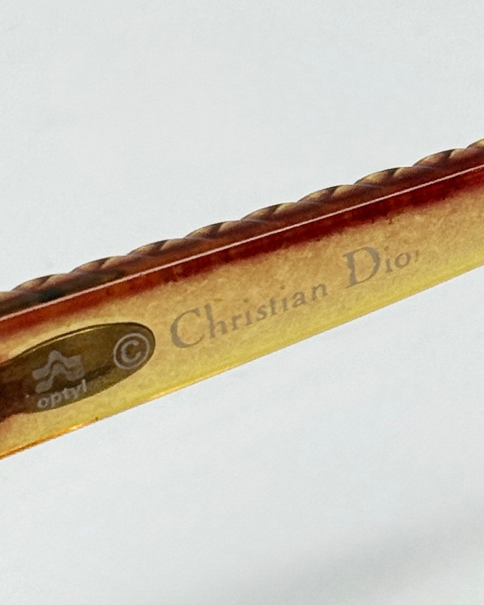 Christian Dior Yellow Twist Sunglasses