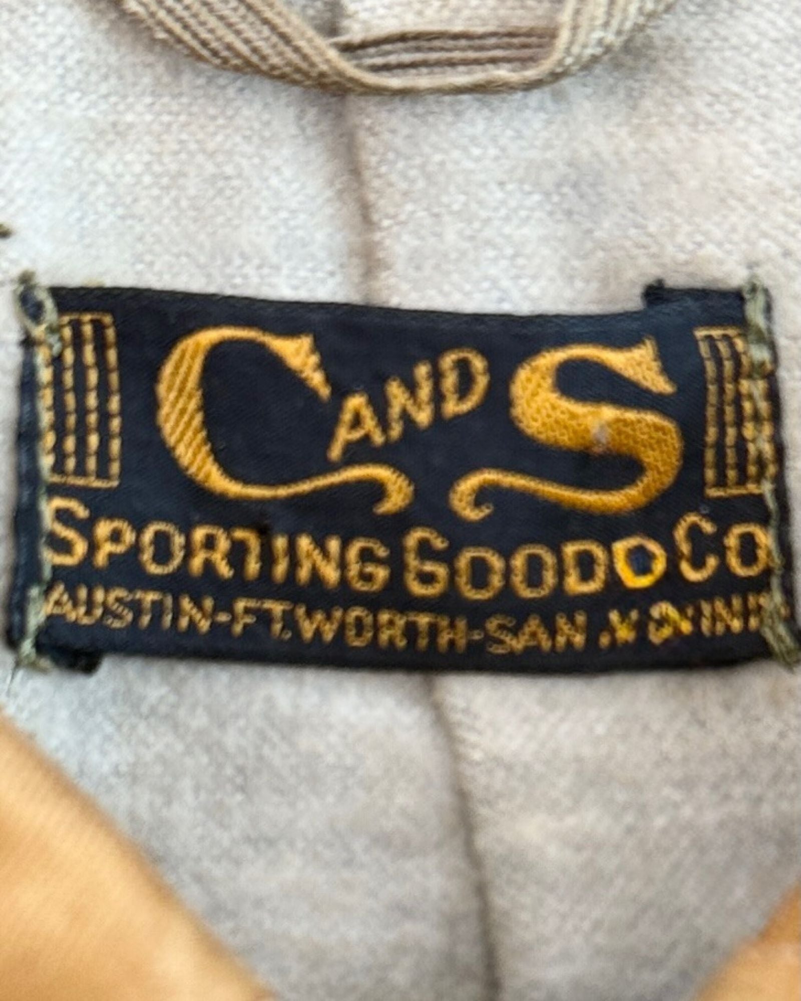 50s Gold and Blue Satin Letterman Jacket