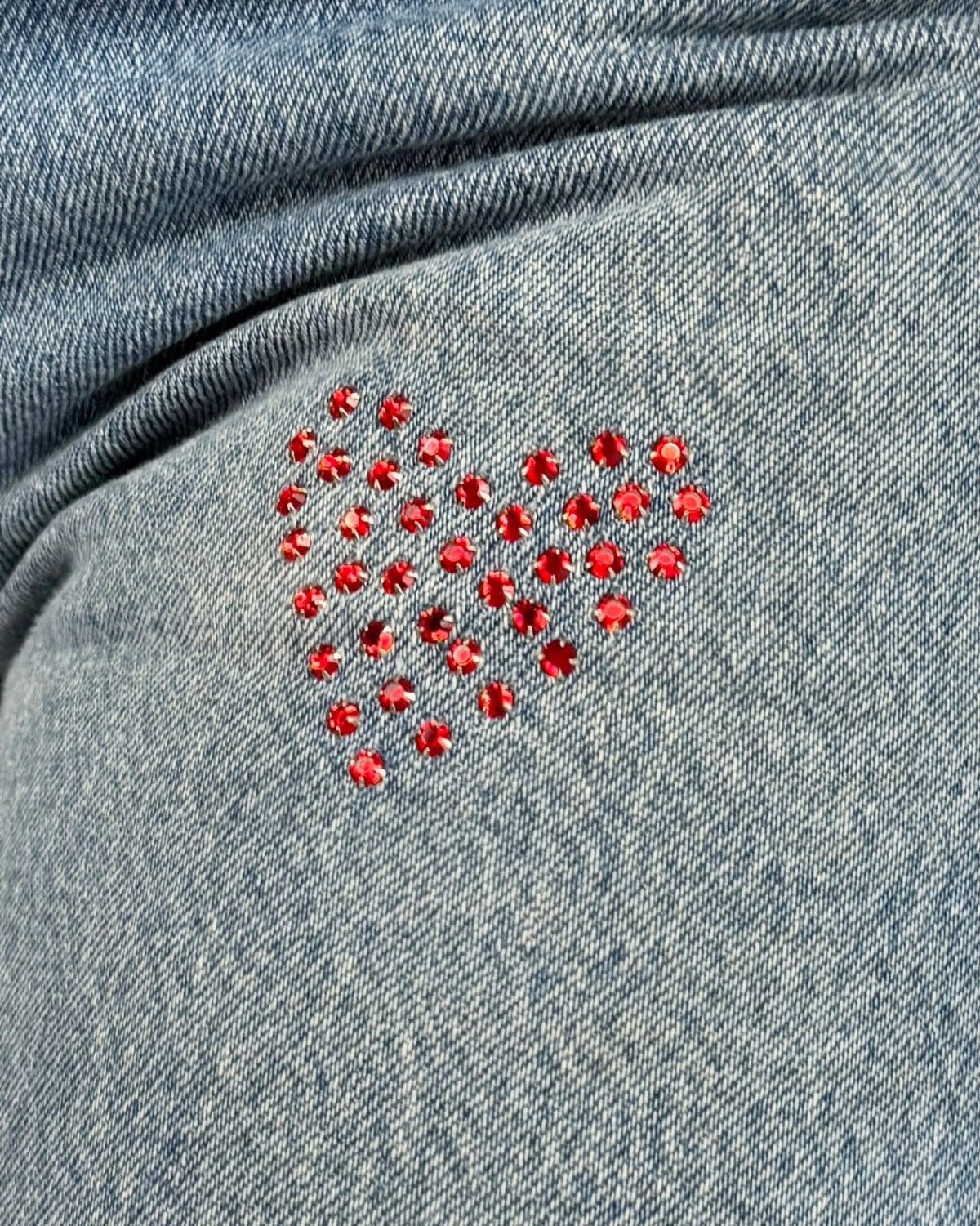 Levi's 501s Sparkling Heart Jeans