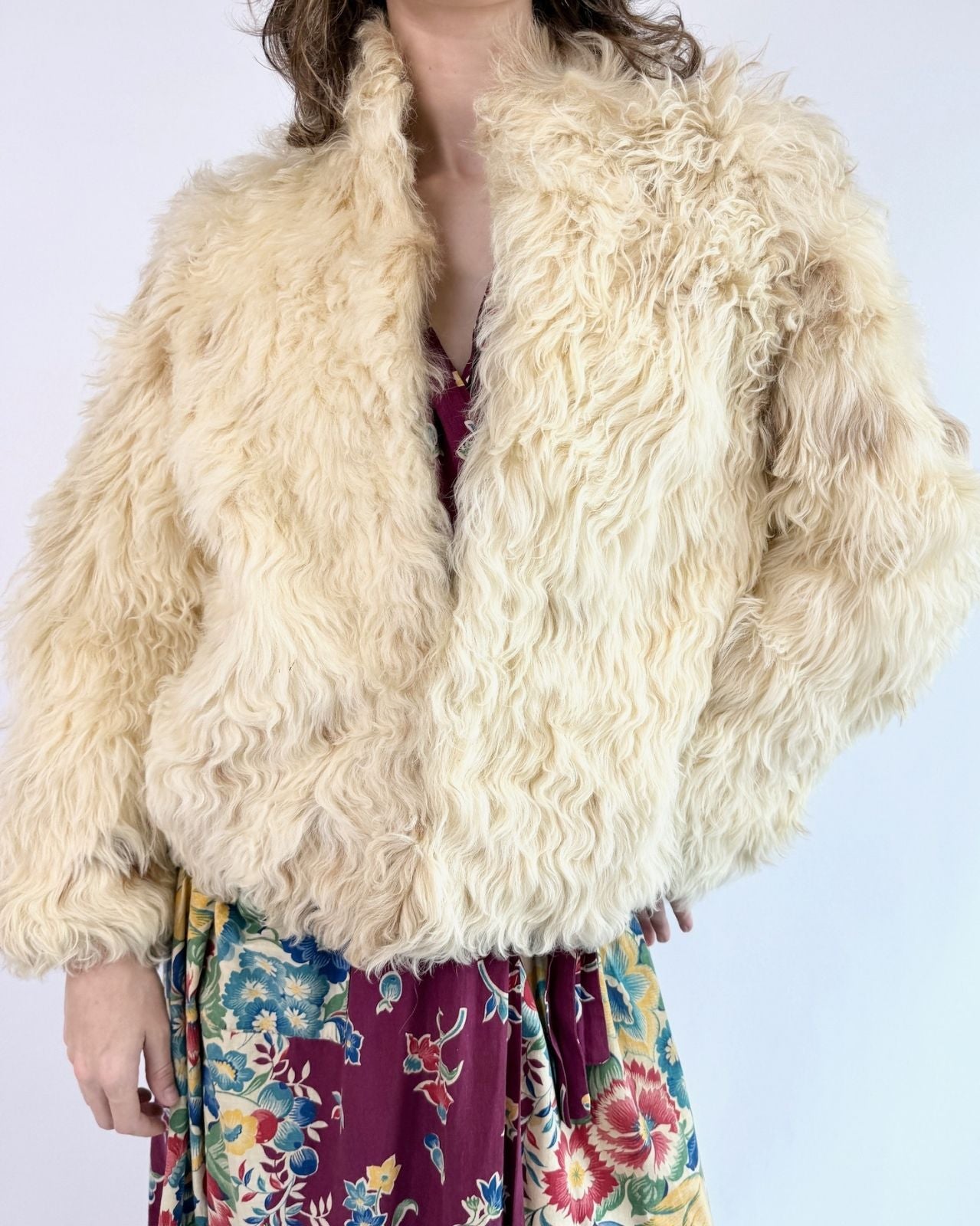 Cozy As Can Be Curly Lamb Coat