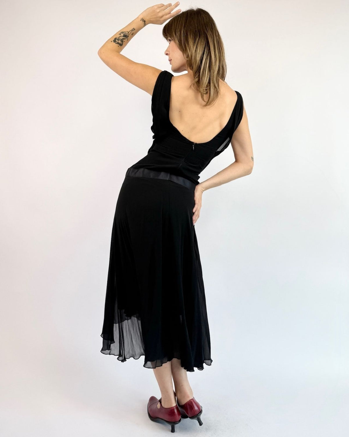 Chanel F/W 2009 Chiffon Shadows Dress