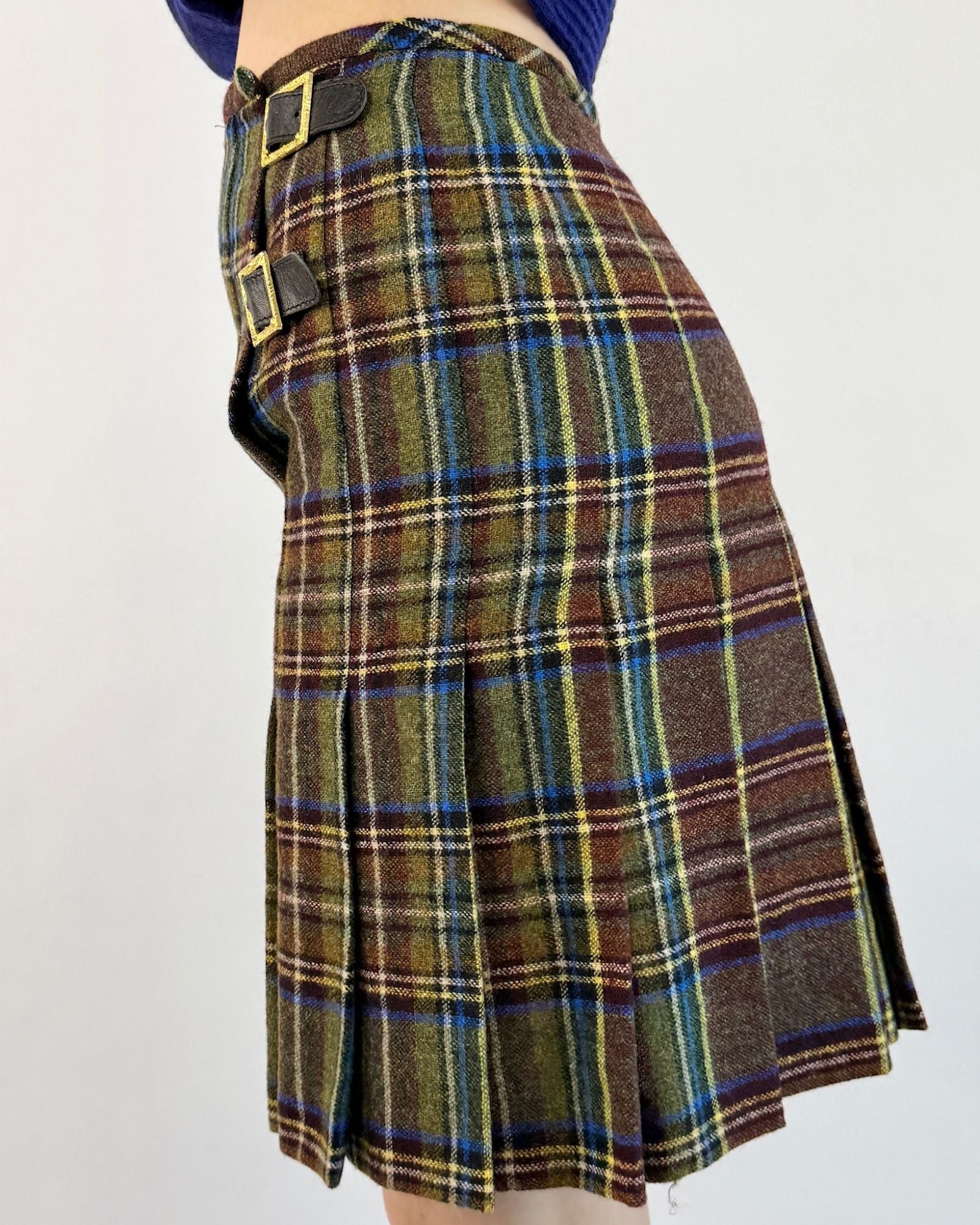Vivienne Westwood Wool Plaid Skirt