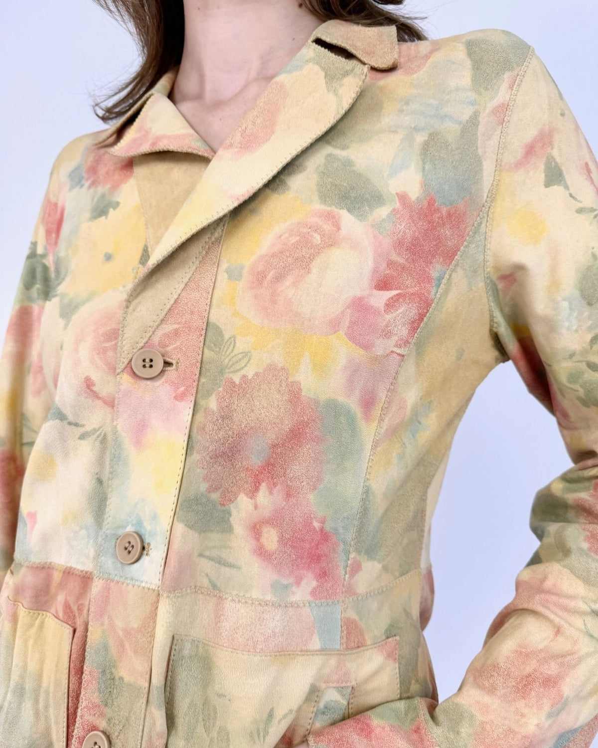As Petals Fade Suede Jacket
