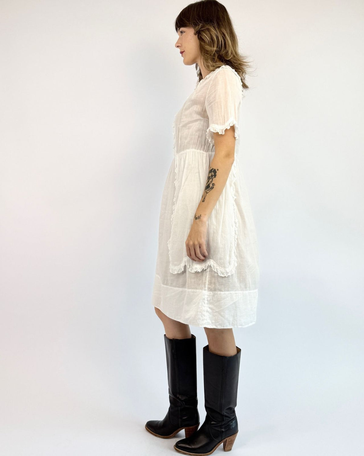 Dove Skies Edwardian Babydoll Dress