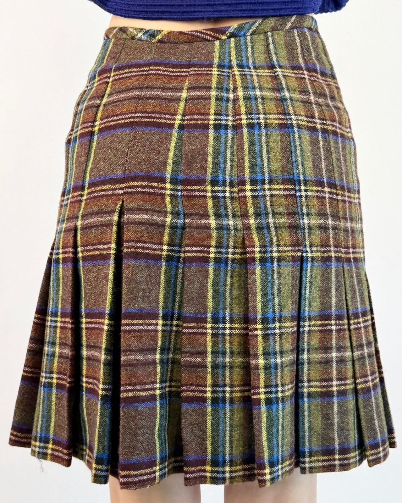 Vivienne Westwood Wool Plaid Skirt