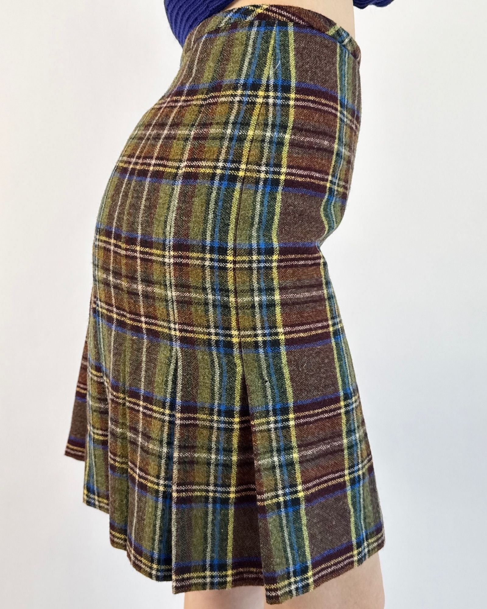 Vivienne Westwood Wool Plaid Skirt