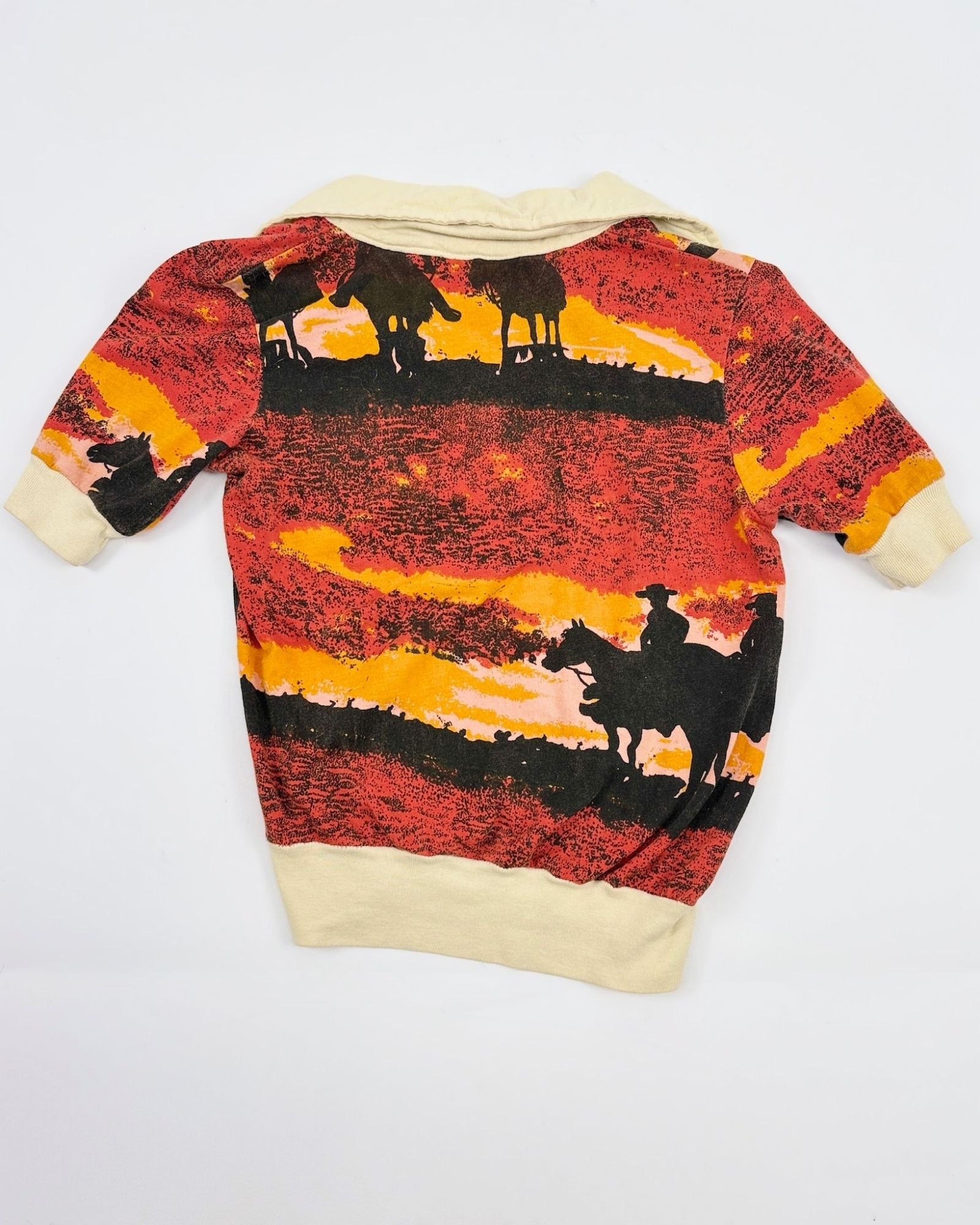 1950s Western Scenic Top