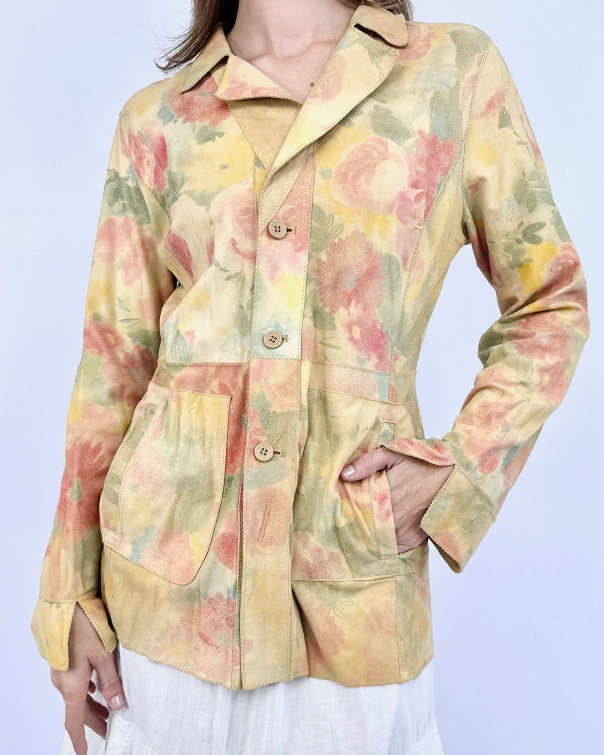 As Petals Fade Suede Jacket