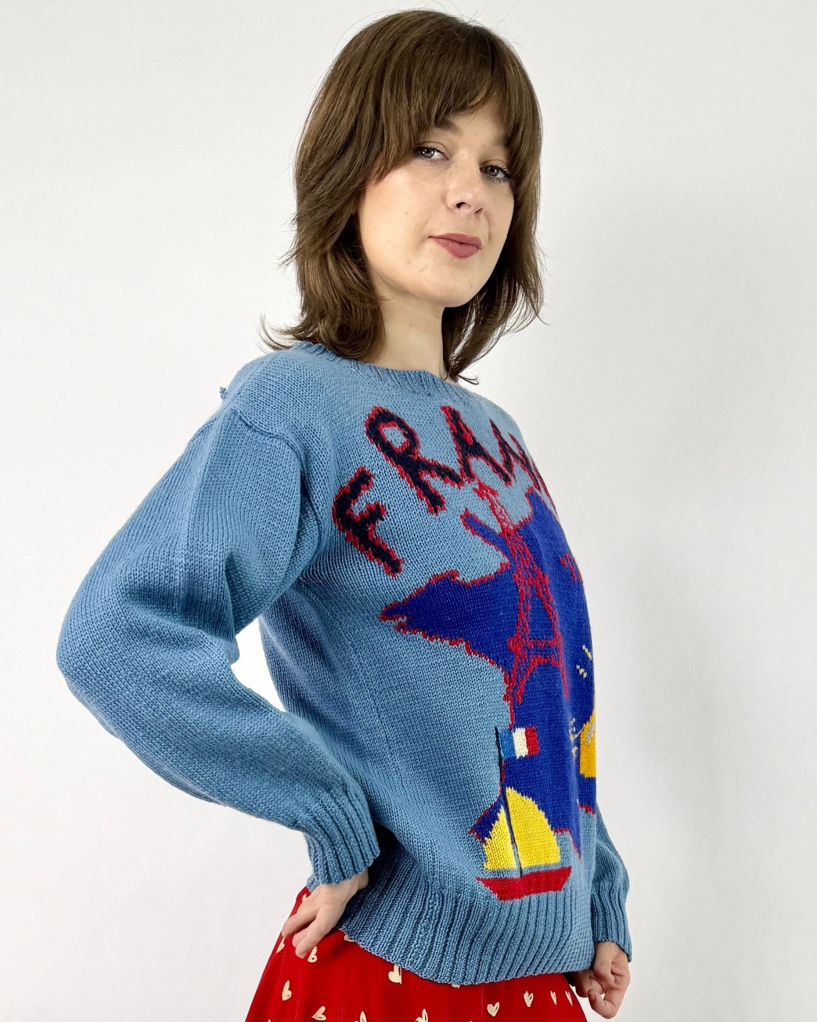 Sacré bleu France Map Sweater