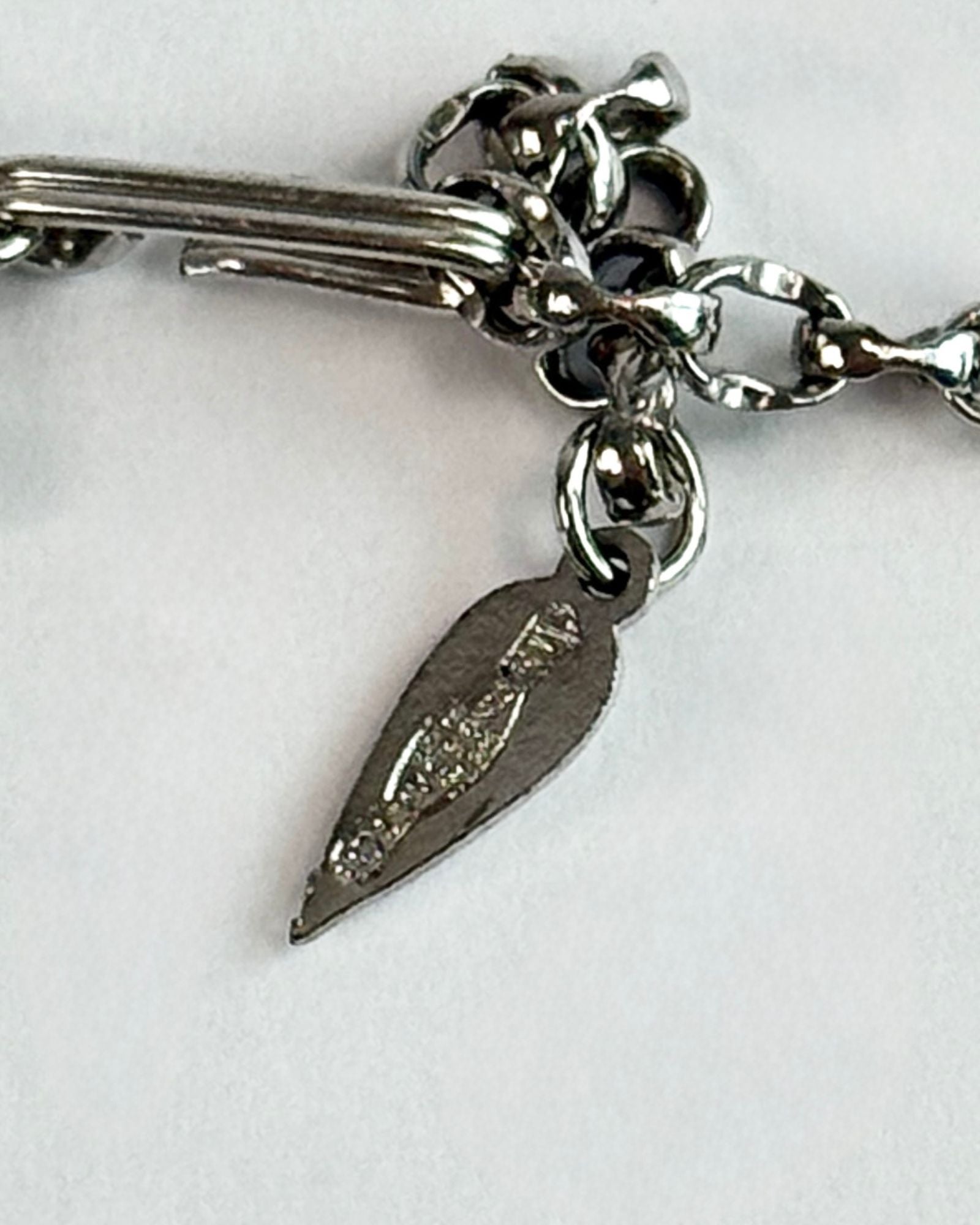 Whiting and Davis Silver Mesh Necklace