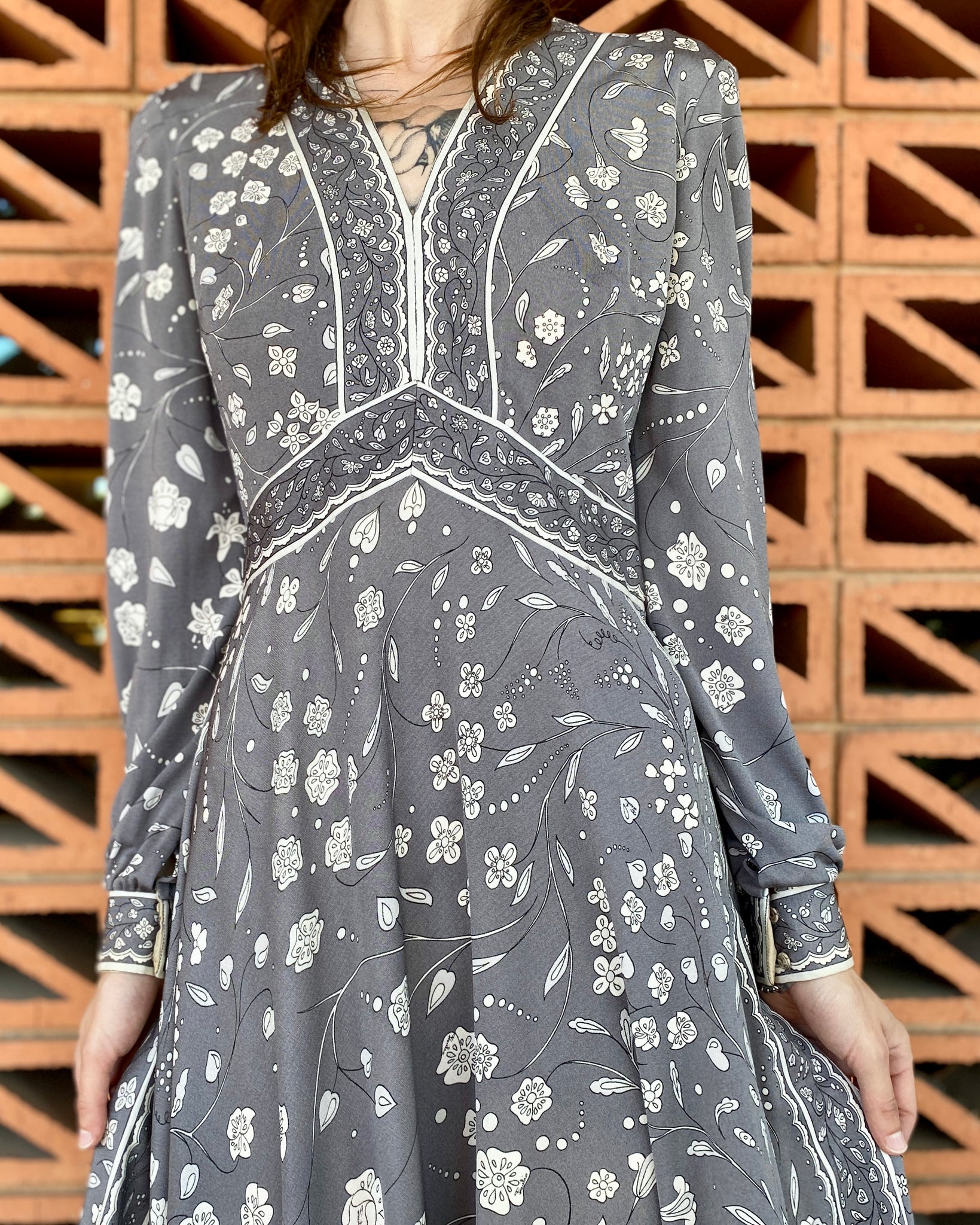 Vintage Grey Pucci Dress