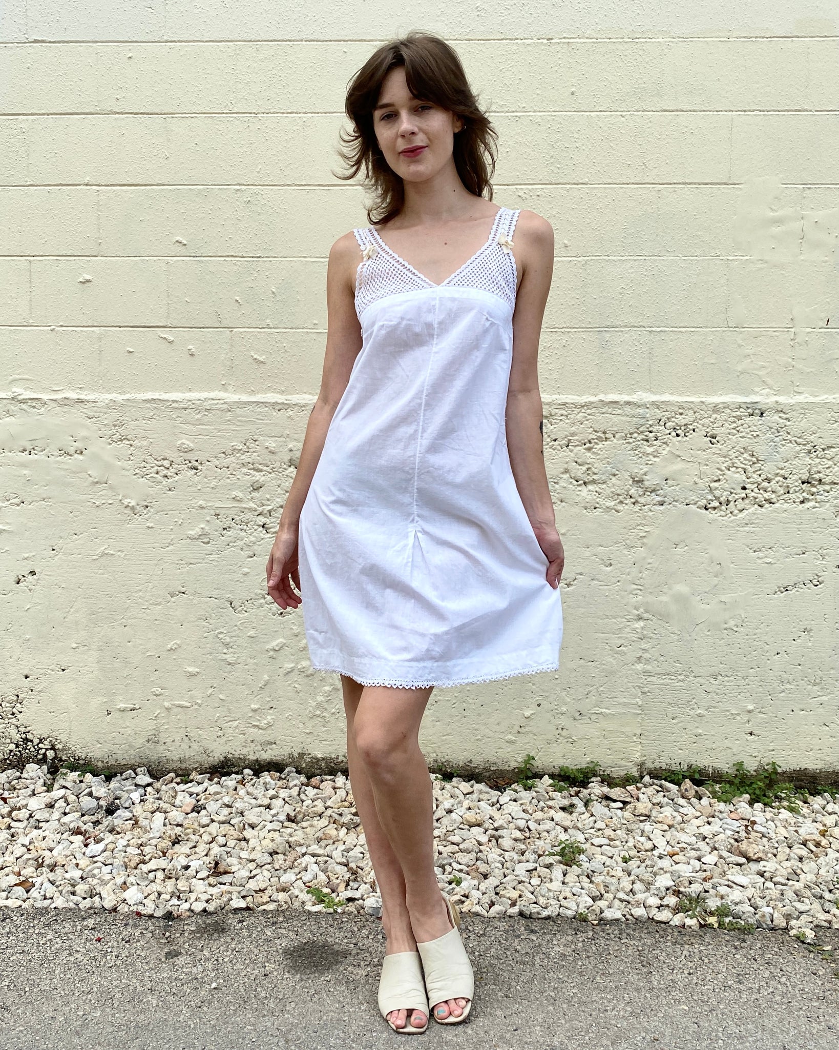 Playground Love Antique French Tank Slip Dress