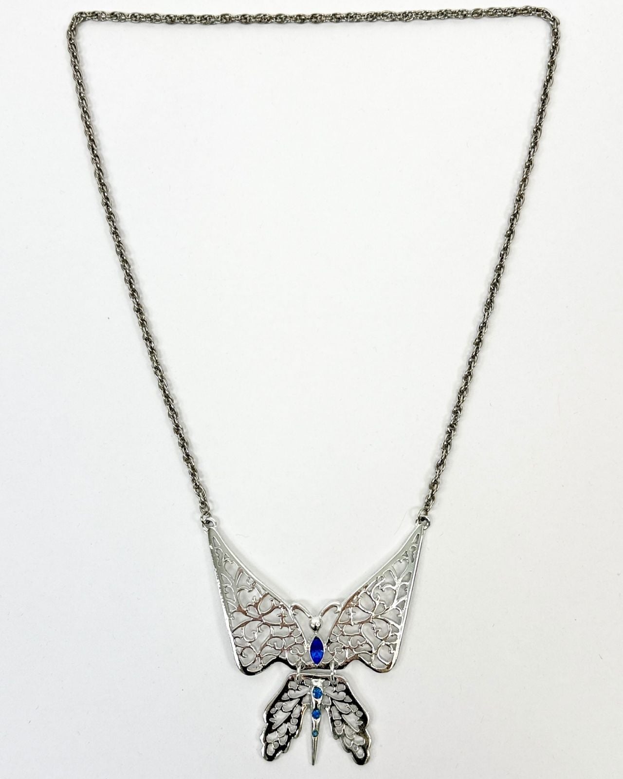 Silver Butterfly Necklace
