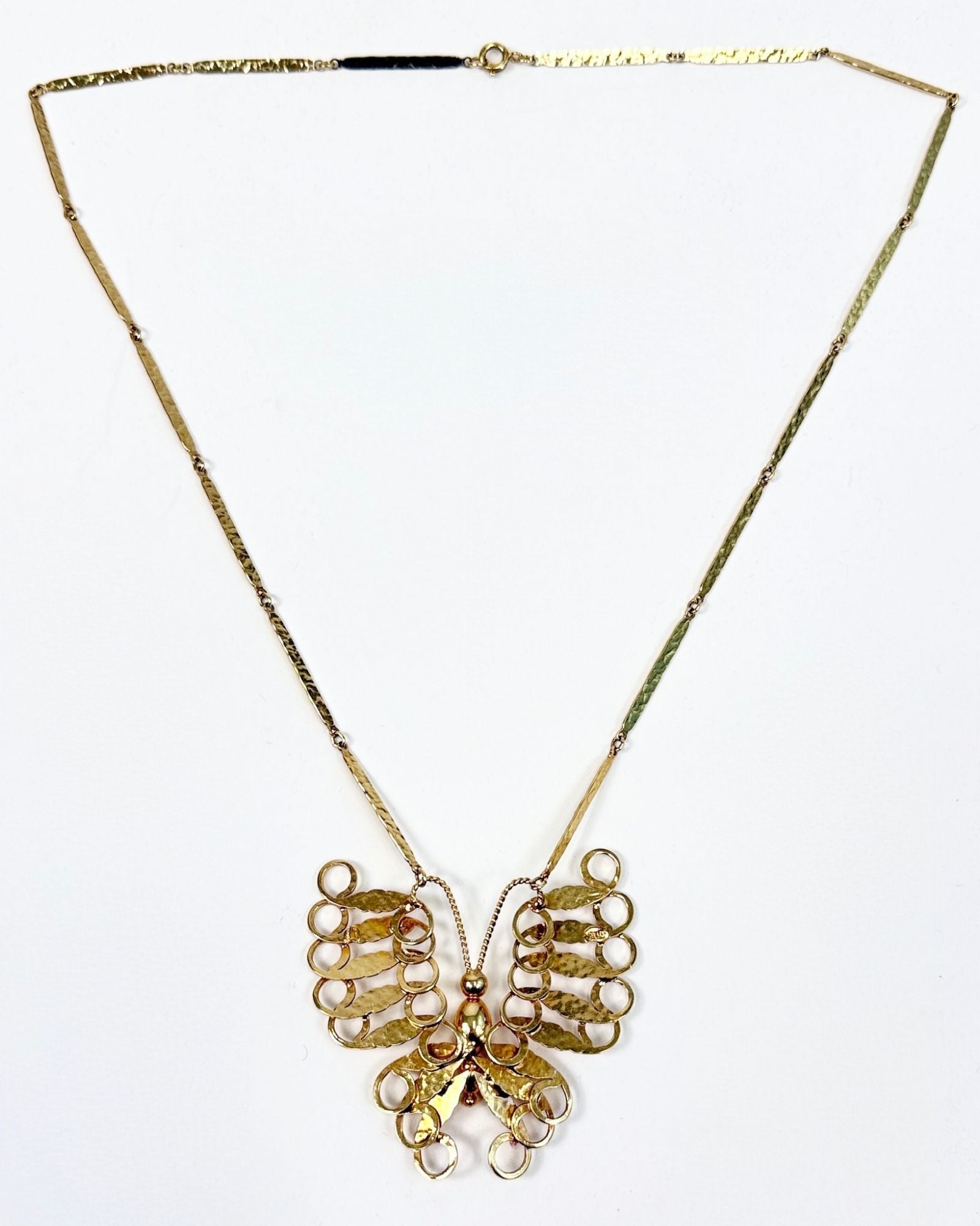 Butterfly Gold Necklace