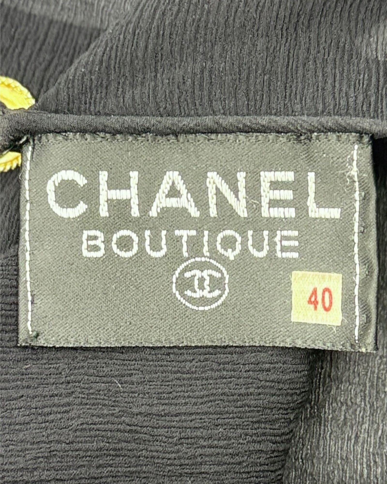 Chanel Shadows Capelet Dress