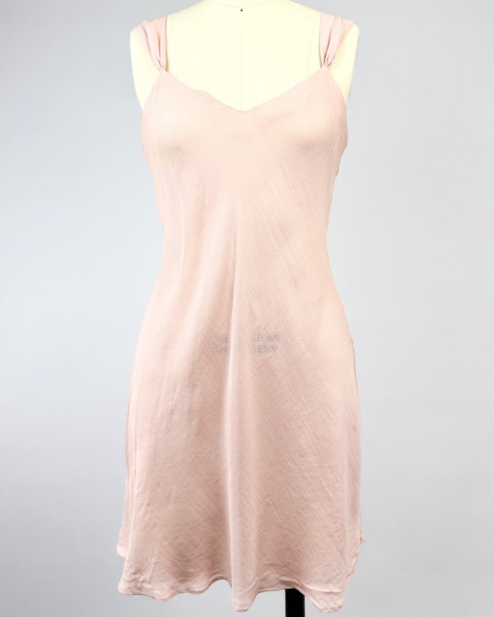 90s Blush Pink Silk Slip