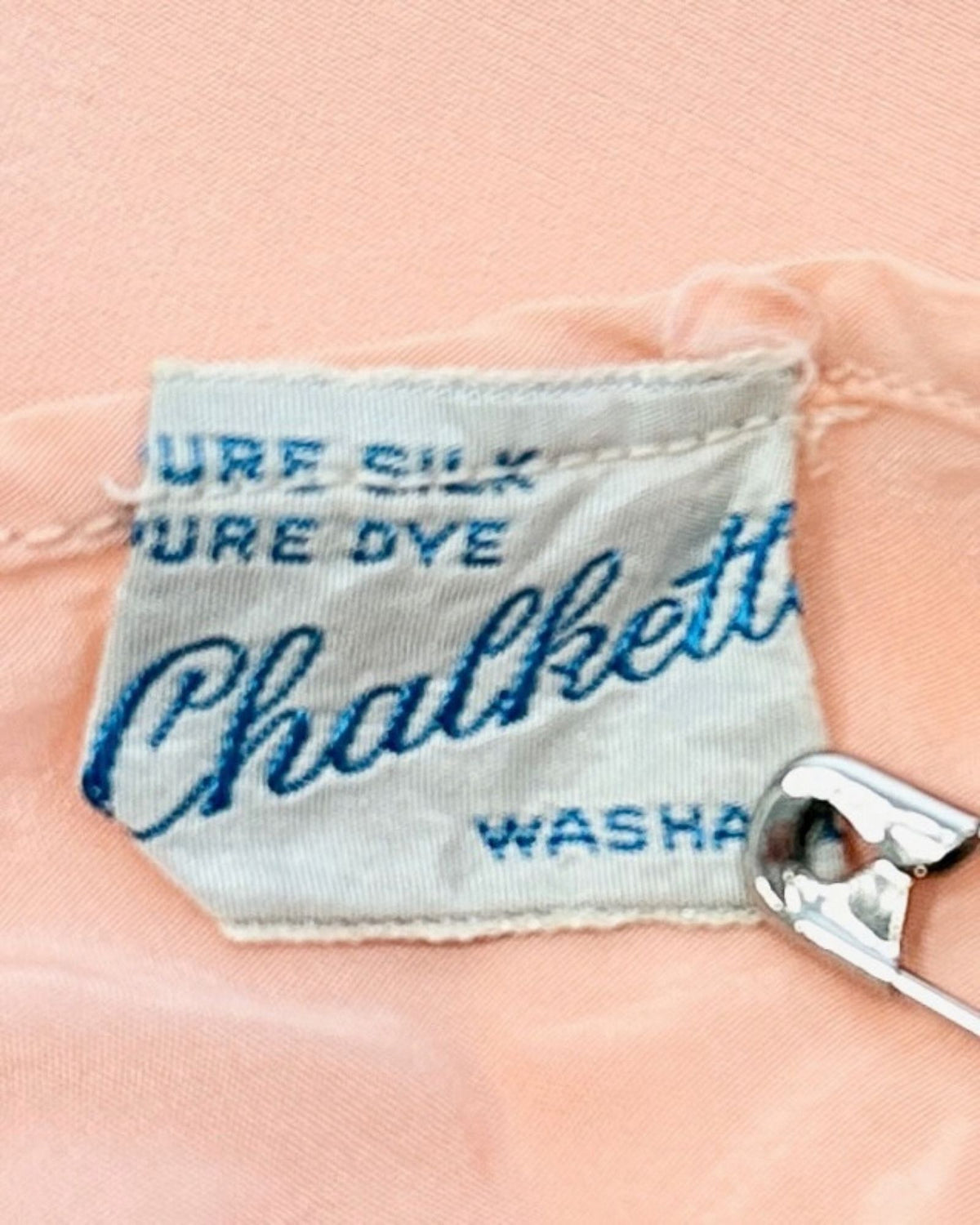 1930s Peach Orchards Silk Step In