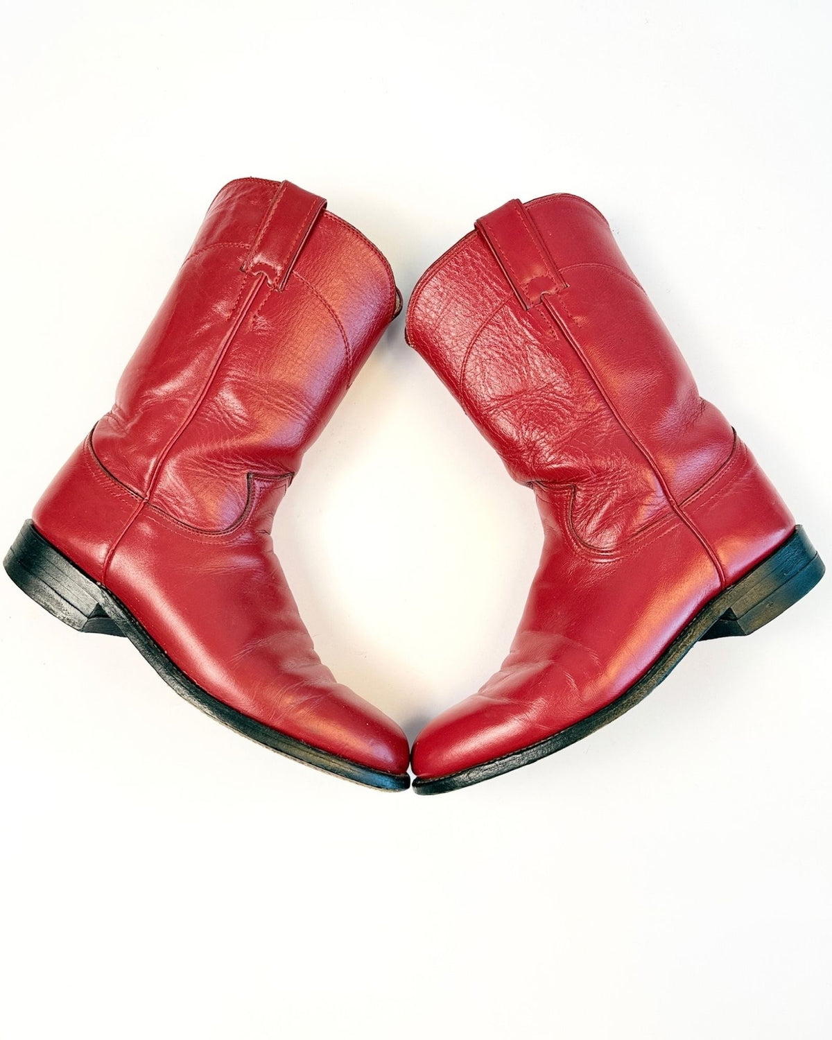 Ruby Red Justin Cowboy Boots