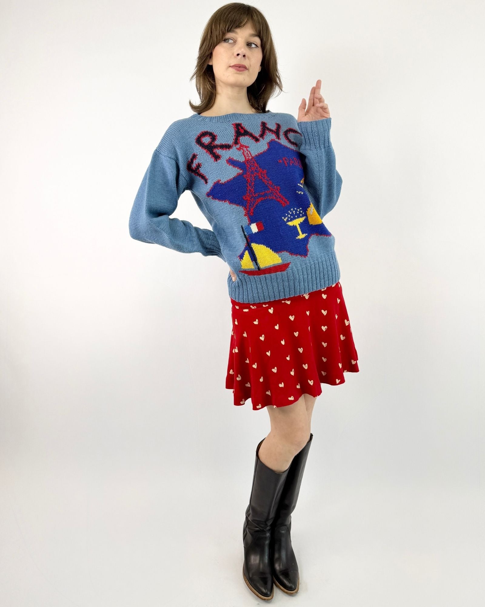 Sacré bleu France Map Sweater