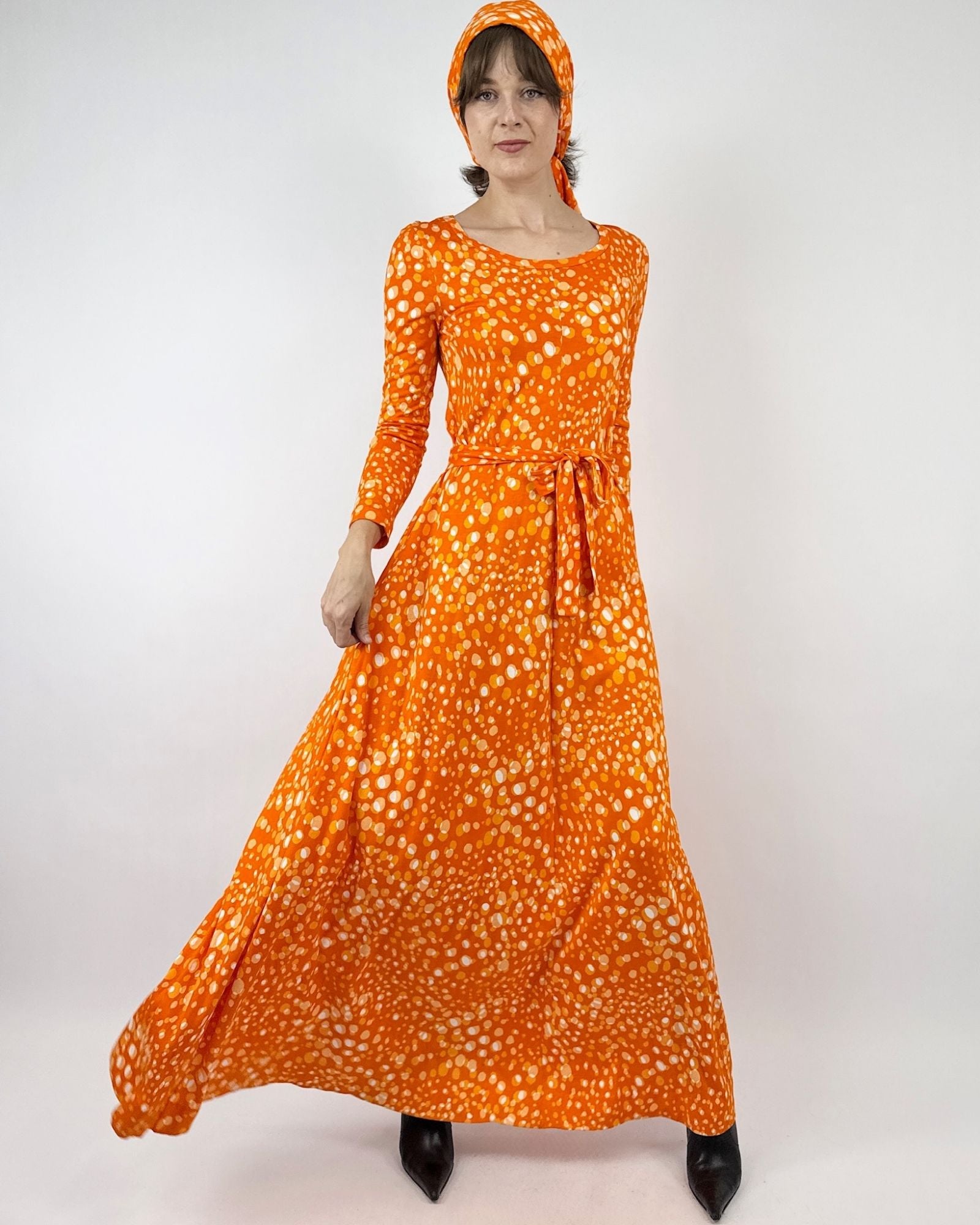 Diane Von Furstenberg Candy Corn Maxi Dress
