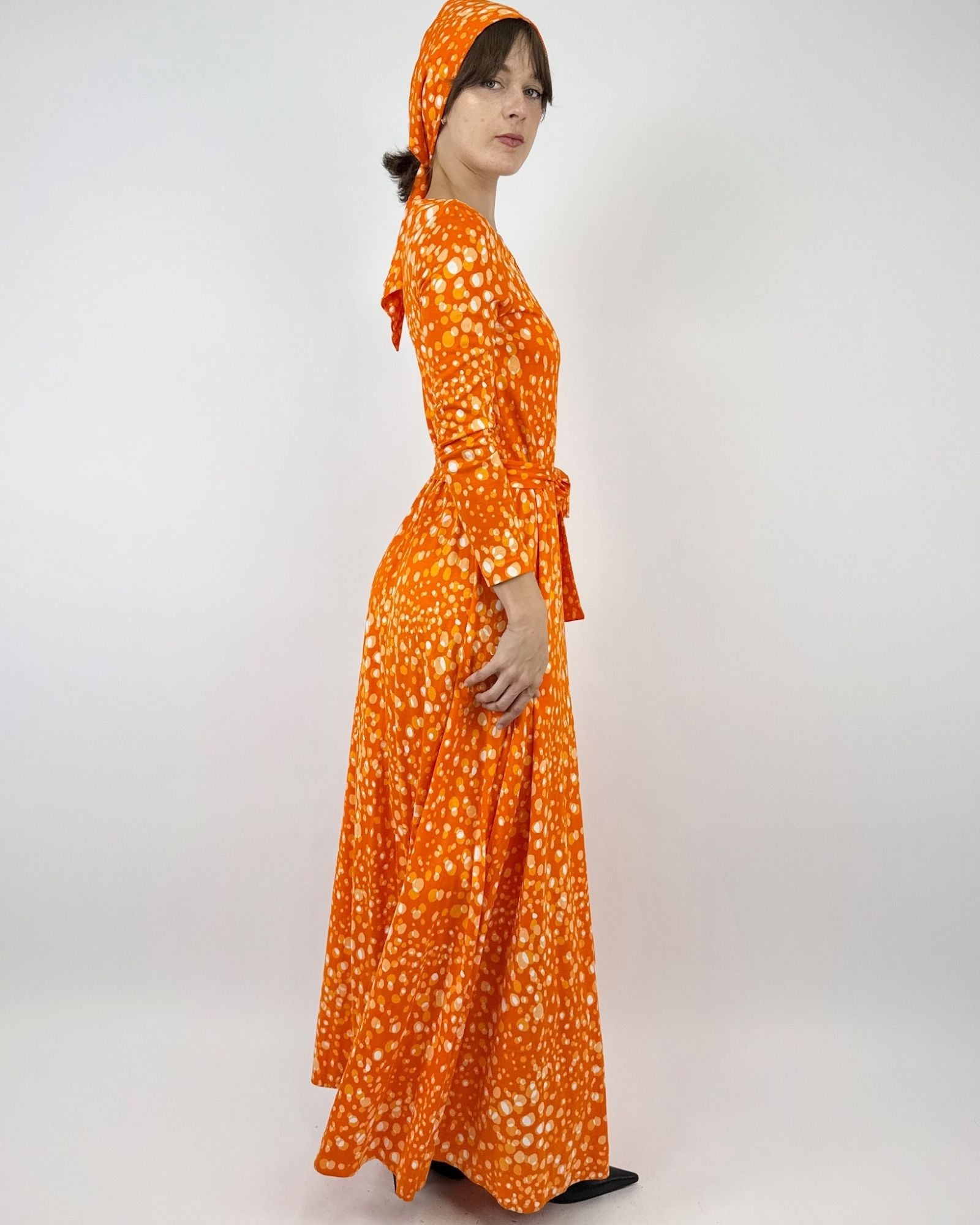 Diane Von Furstenberg Candy Corn Maxi Dress