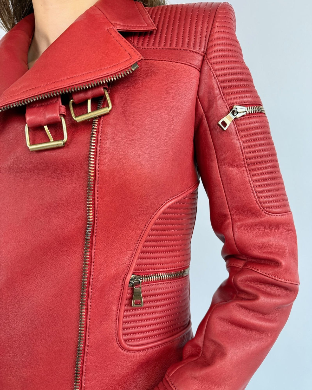 Balmain What A Thriller Moto Jacket