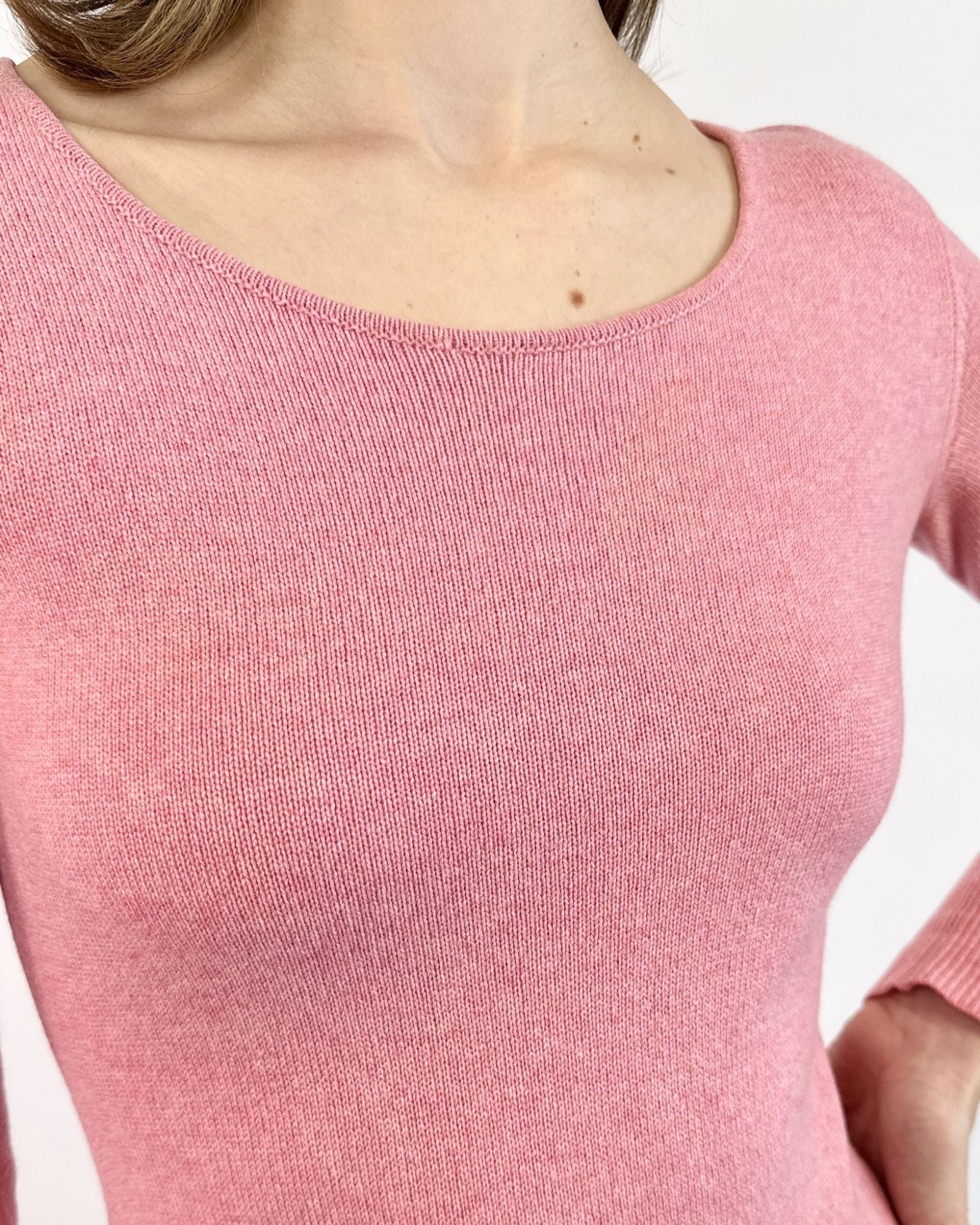 Halston Pink Dreams Cashmere Dress