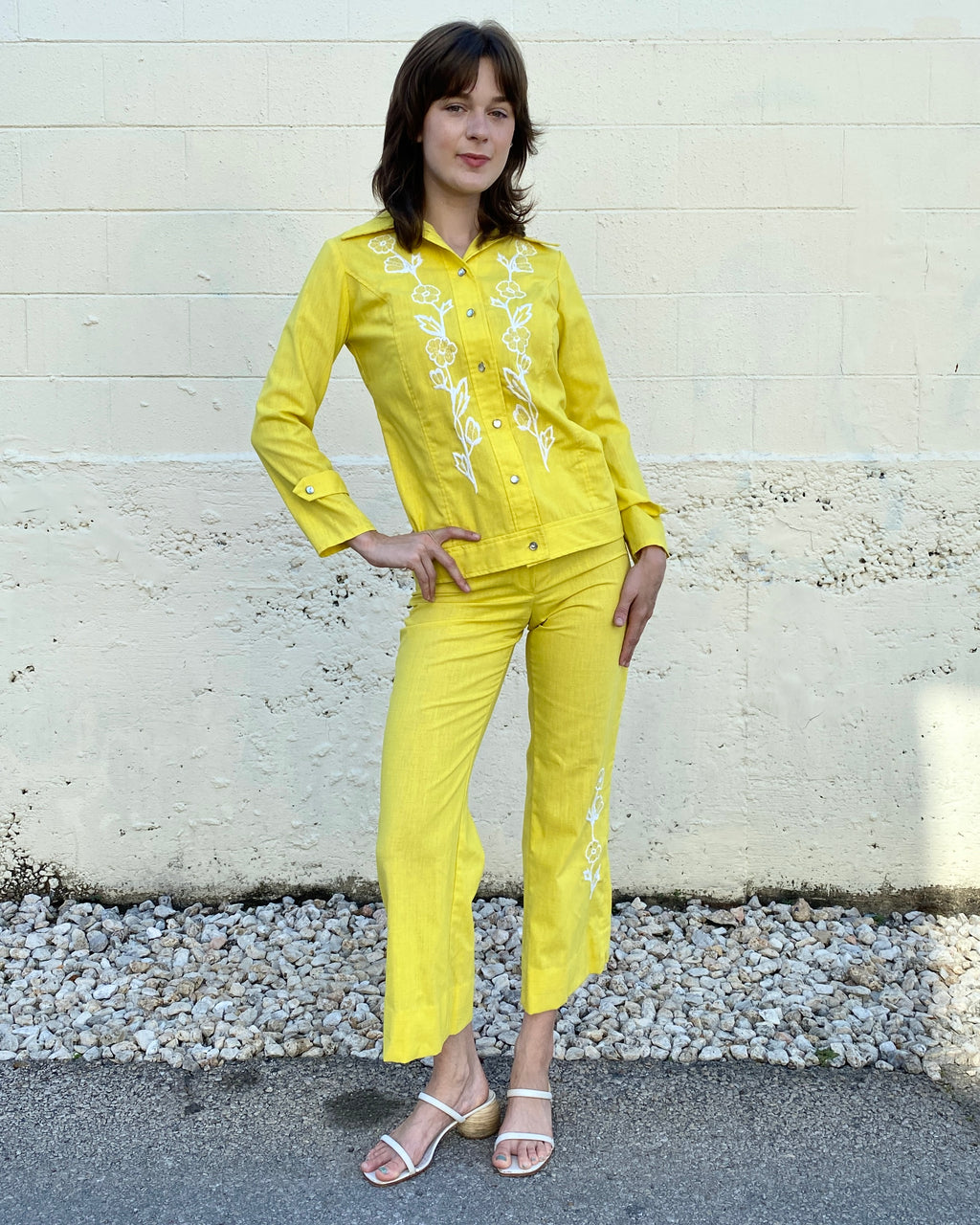 Sunshine Among Us Embroidered Suit Set