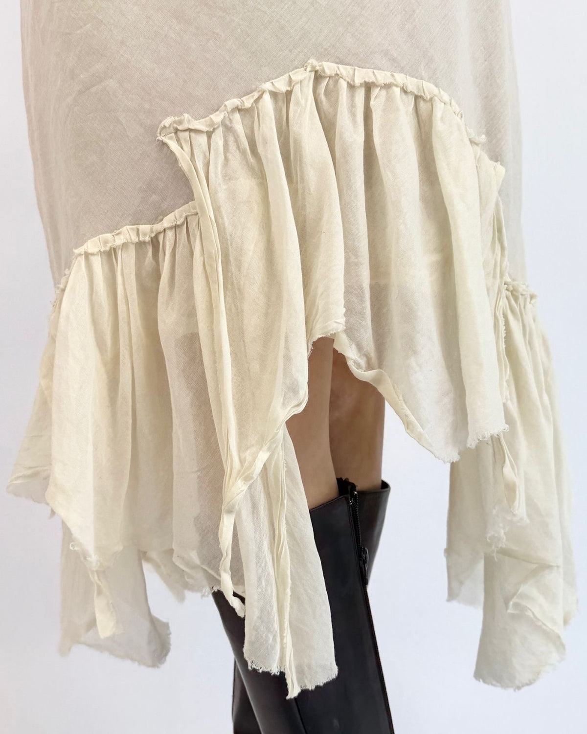 A Wishing Token White Gauze Skirt