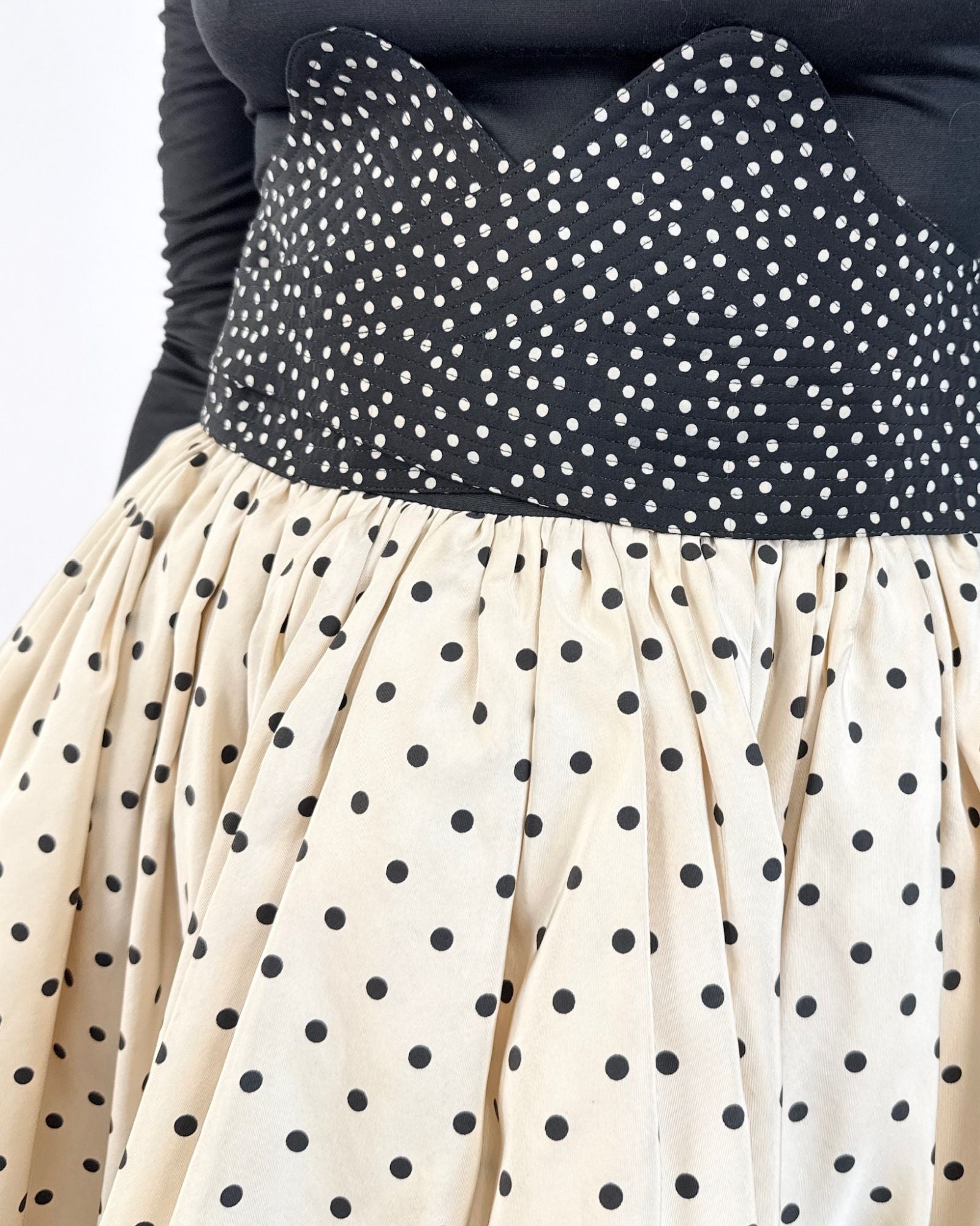 Geoffrey Beene Spotted Darling Swiss Dot Dress