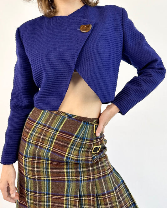 Geoffrey Beene Cropped Jacket