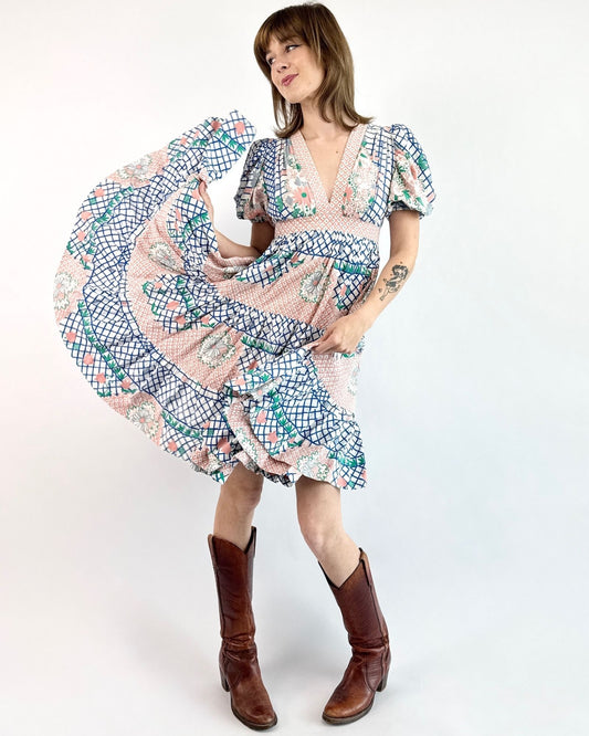 1972 Ossie Clark for Radley Floral Dress