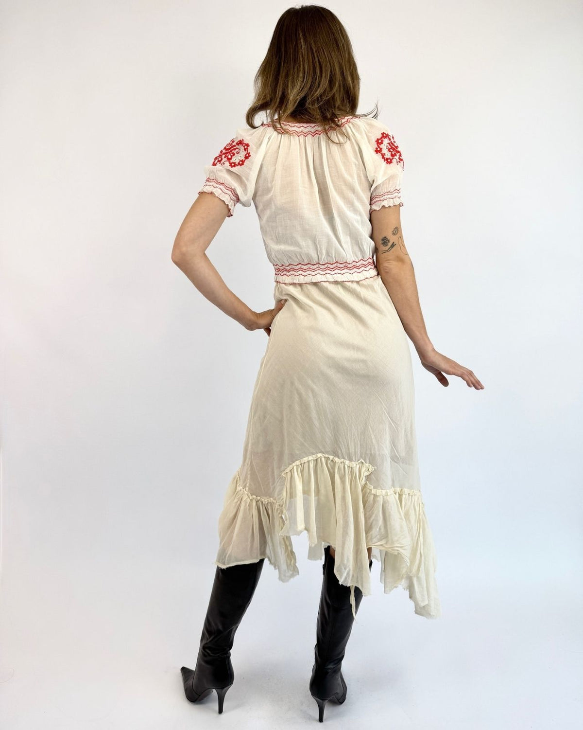 A Wishing Token White Gauze Skirt