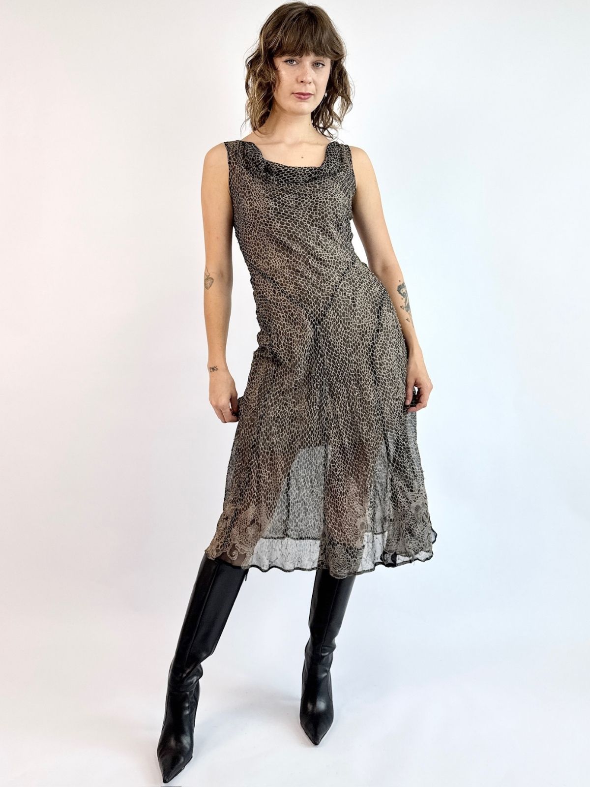 Nights in Carmel Chiffon Dress