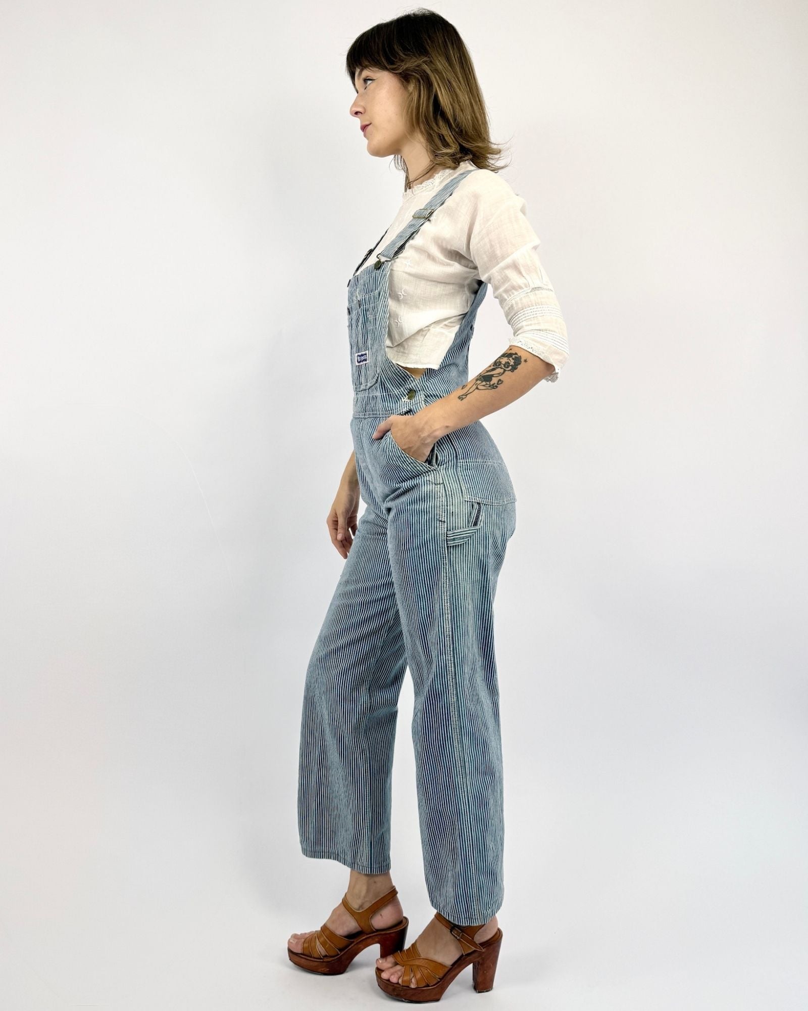 Big Smith Hickory Striped Overalls