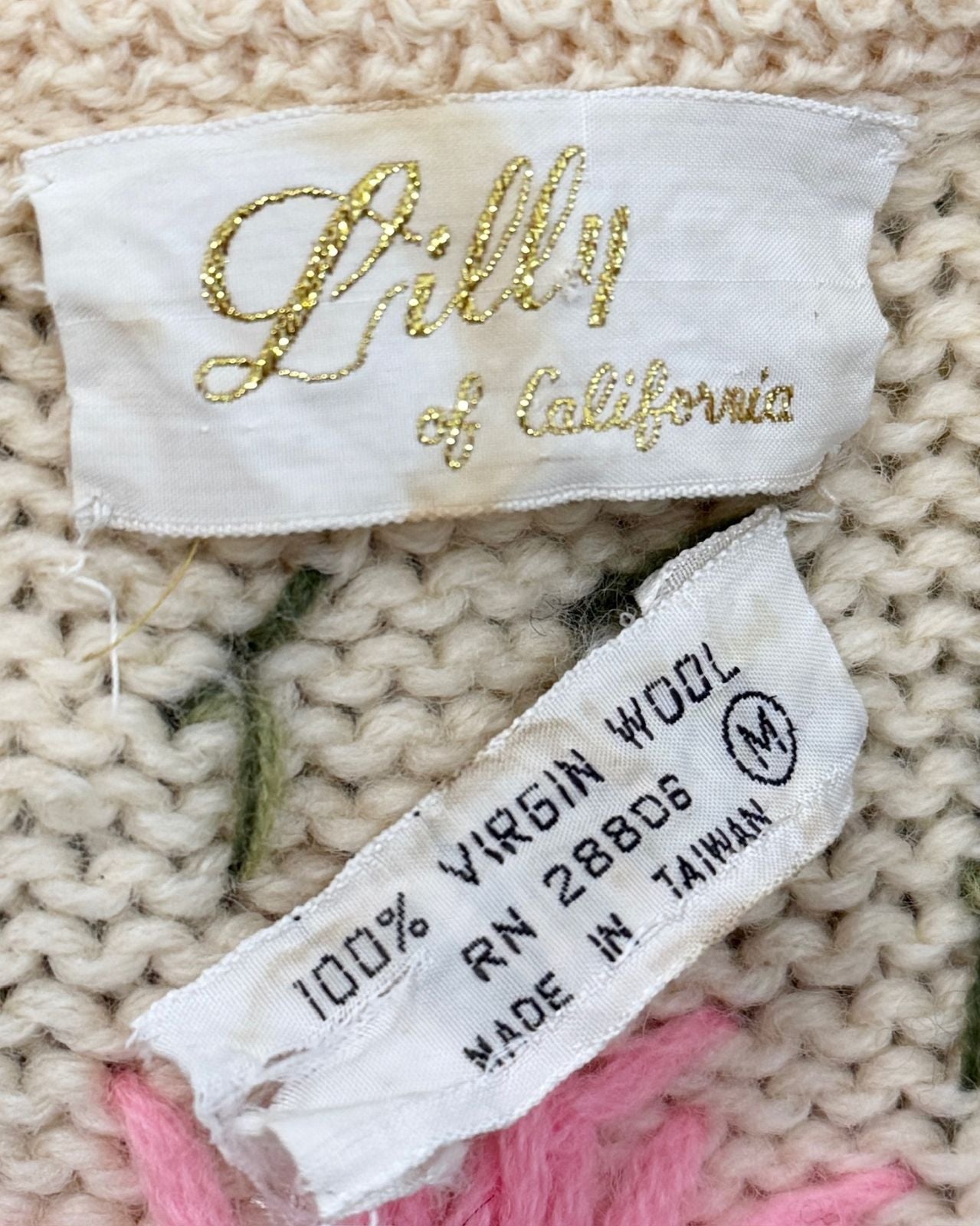 60s Sweet As Spring Embroidered Cardigan