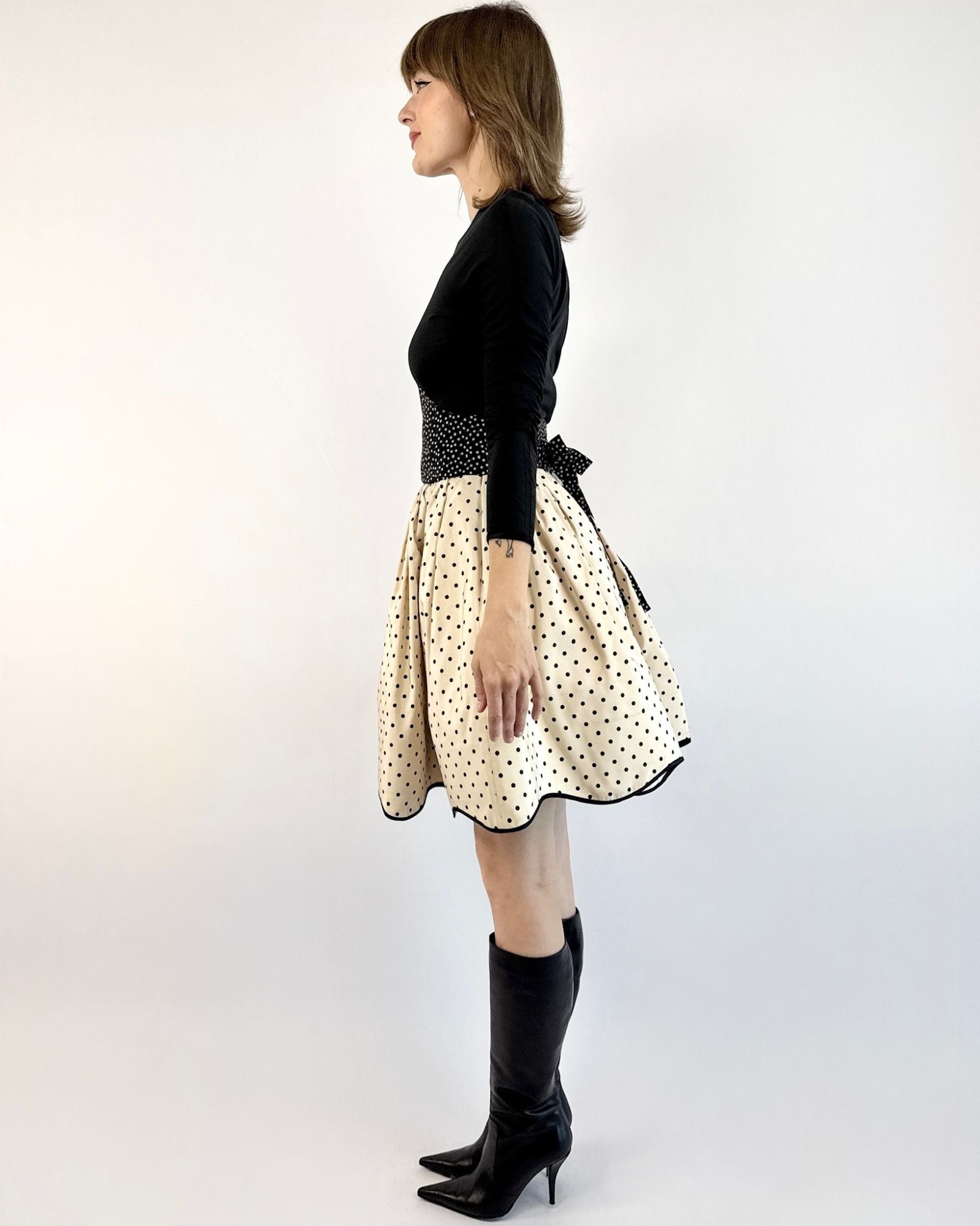 Geoffrey Beene Spotted Darling Swiss Dot Dress