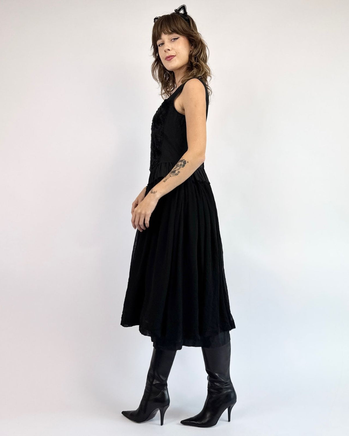 Comme De Garcons Nine Lives Midi Dress