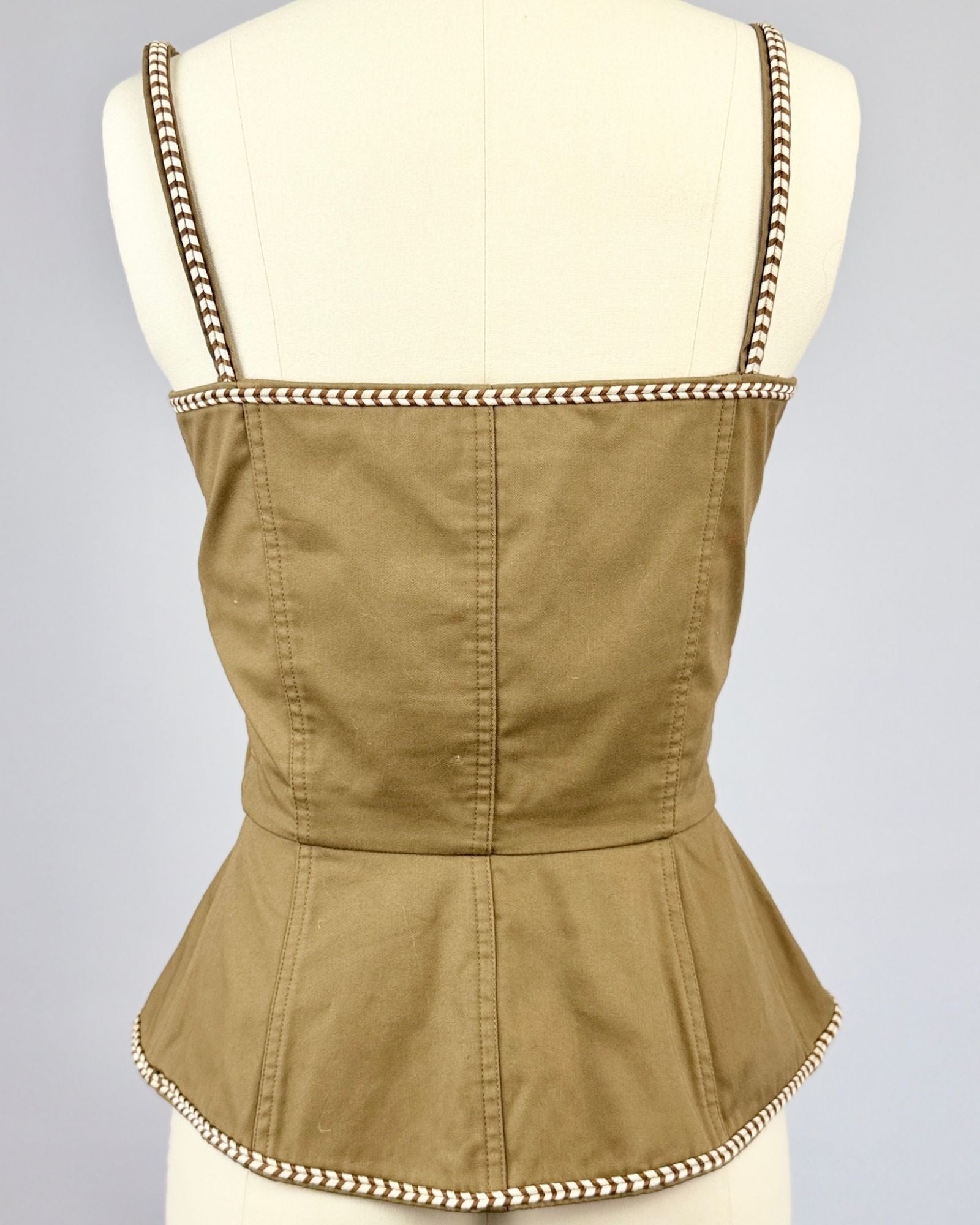 Saint Laurent Safari Collection Corset Top