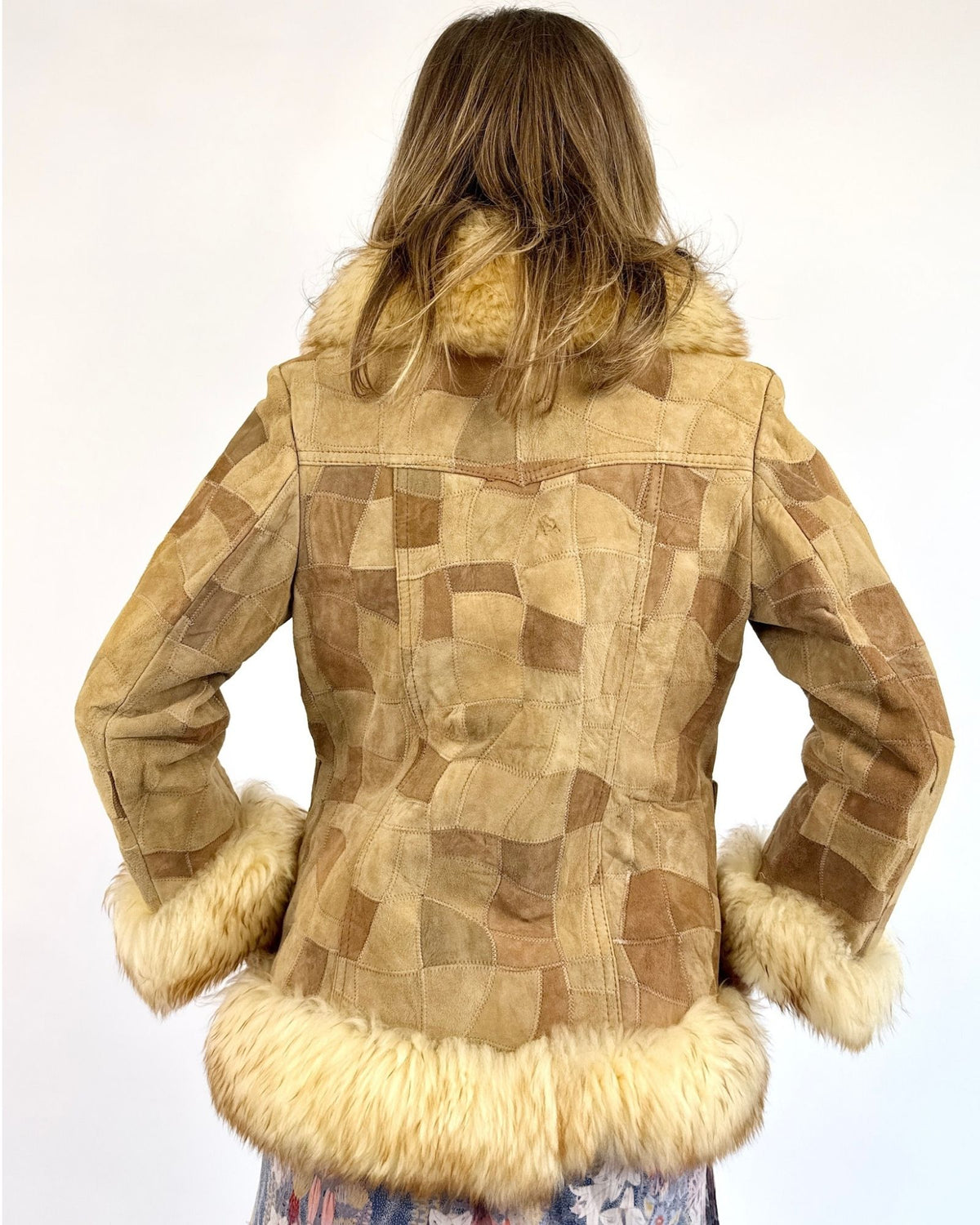 A Piece of You Patchwork Suede Coat