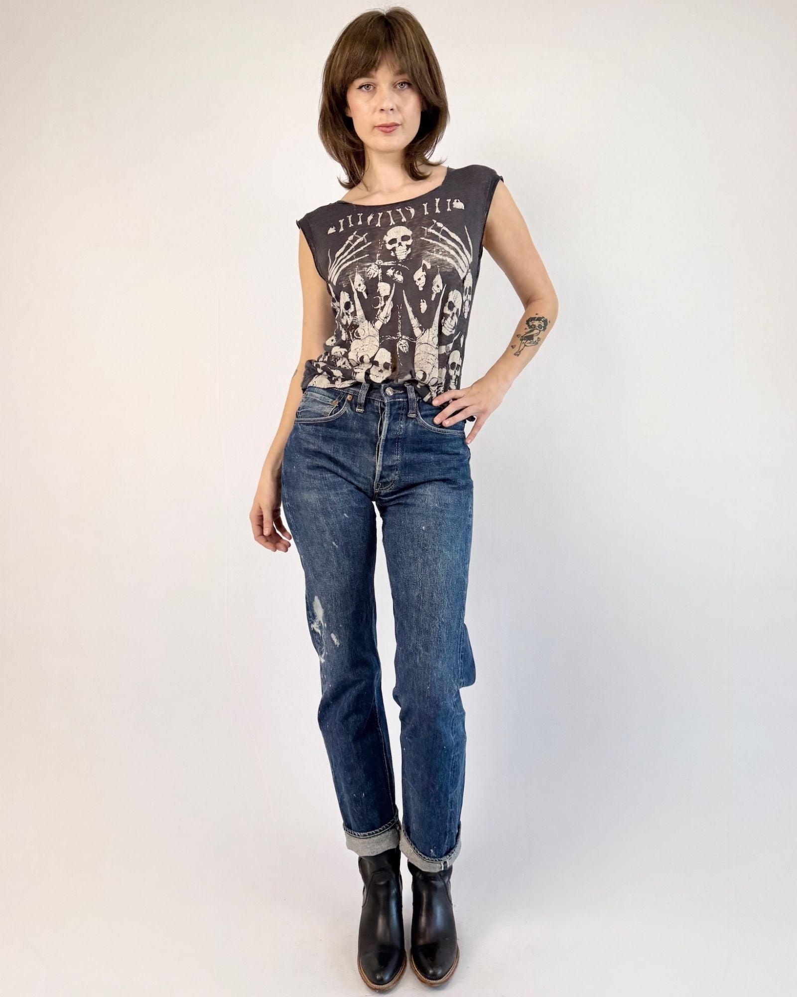 Levi's Big E Hidden Rivets 501 Jeans