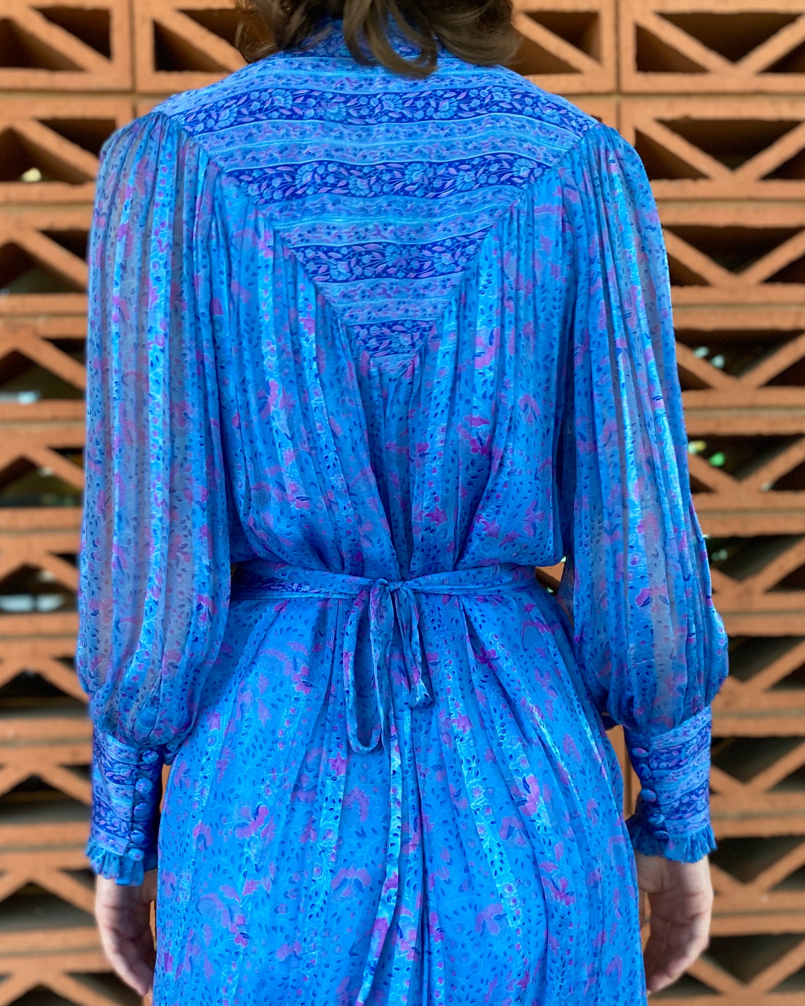 Raksha 70's Indian Silk Dress