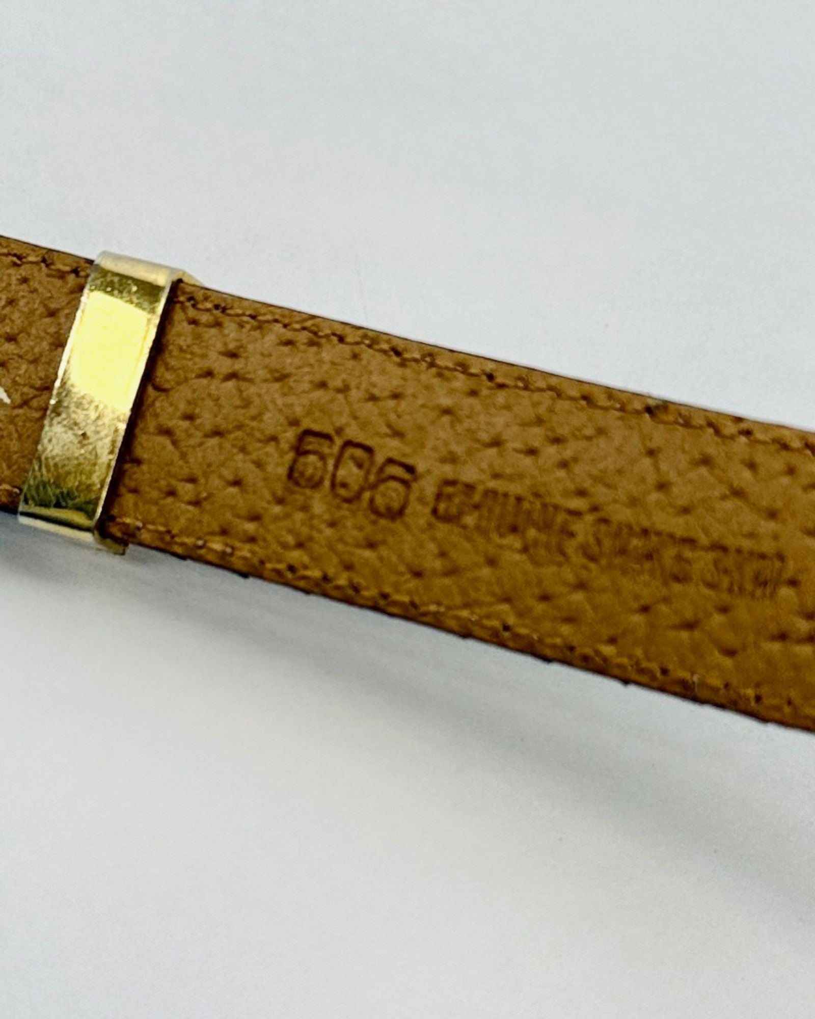 Snakeskin Gold Head Belt